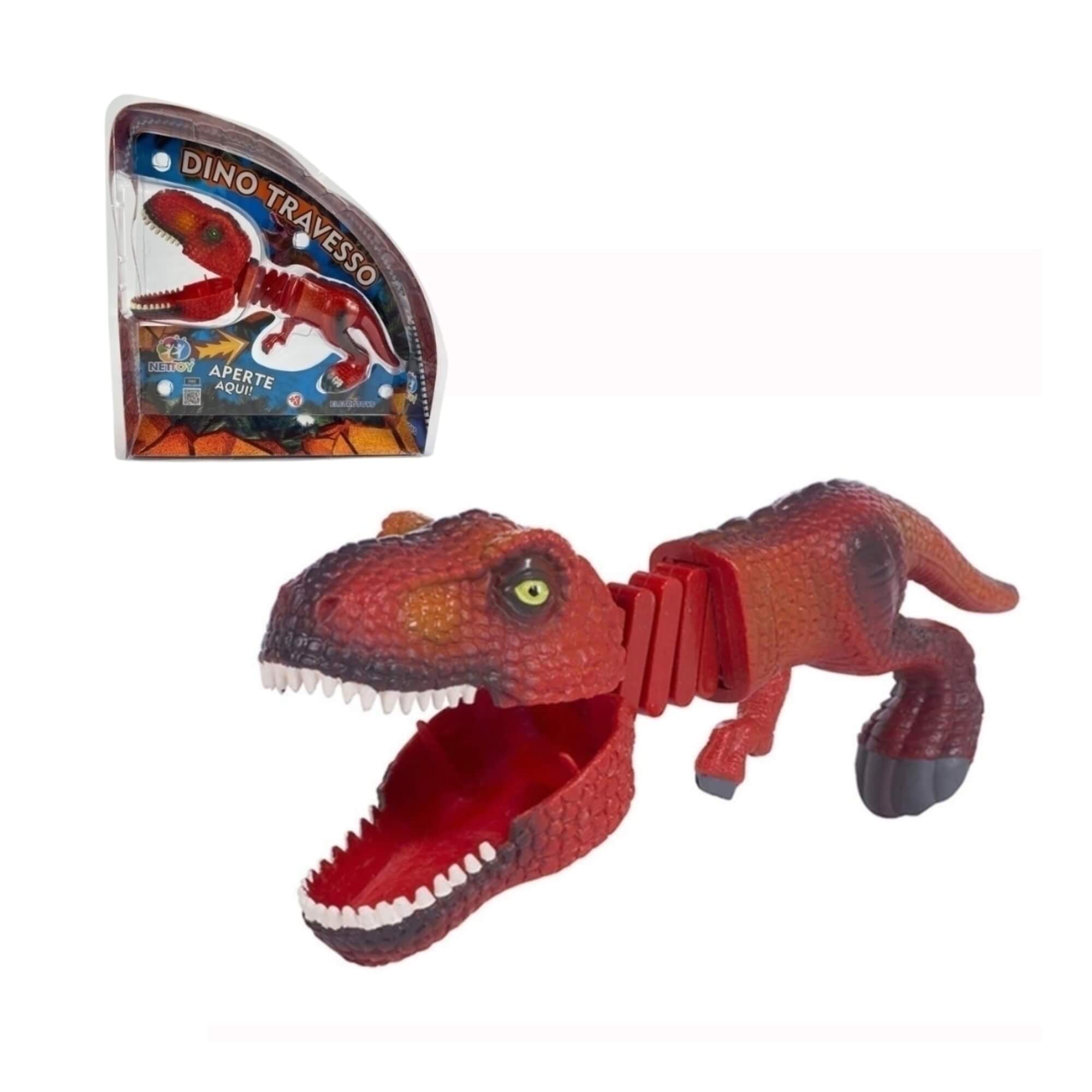 Brinquedo Infantil Smaga Smush Dinossauro Travesso Nettoy - 30163