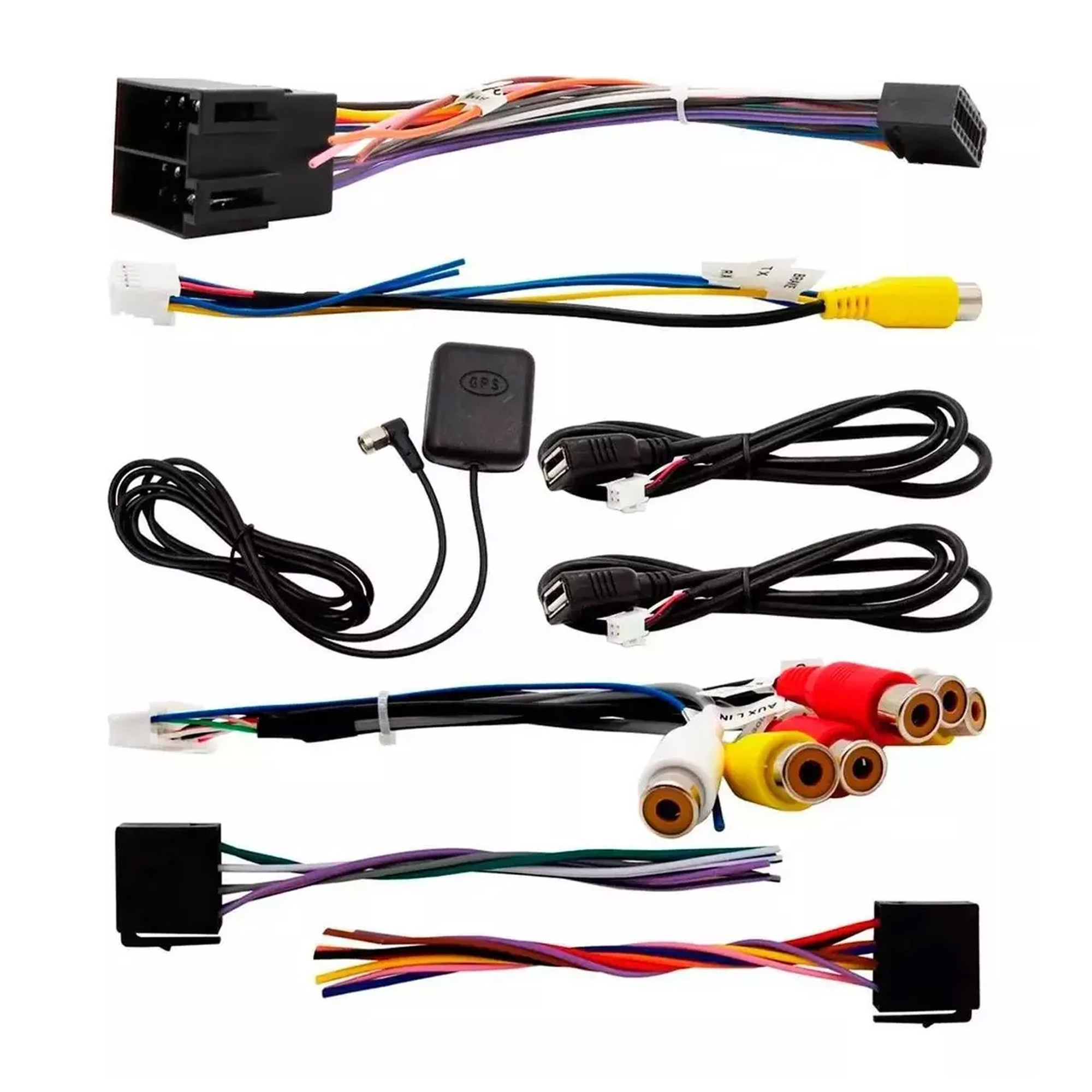 COMP Kit Multimidia Android 13 7" 2+32GB Citroen C3 2000 a 2013  Câmera Carplay e Android Auto + Sensor re Prata