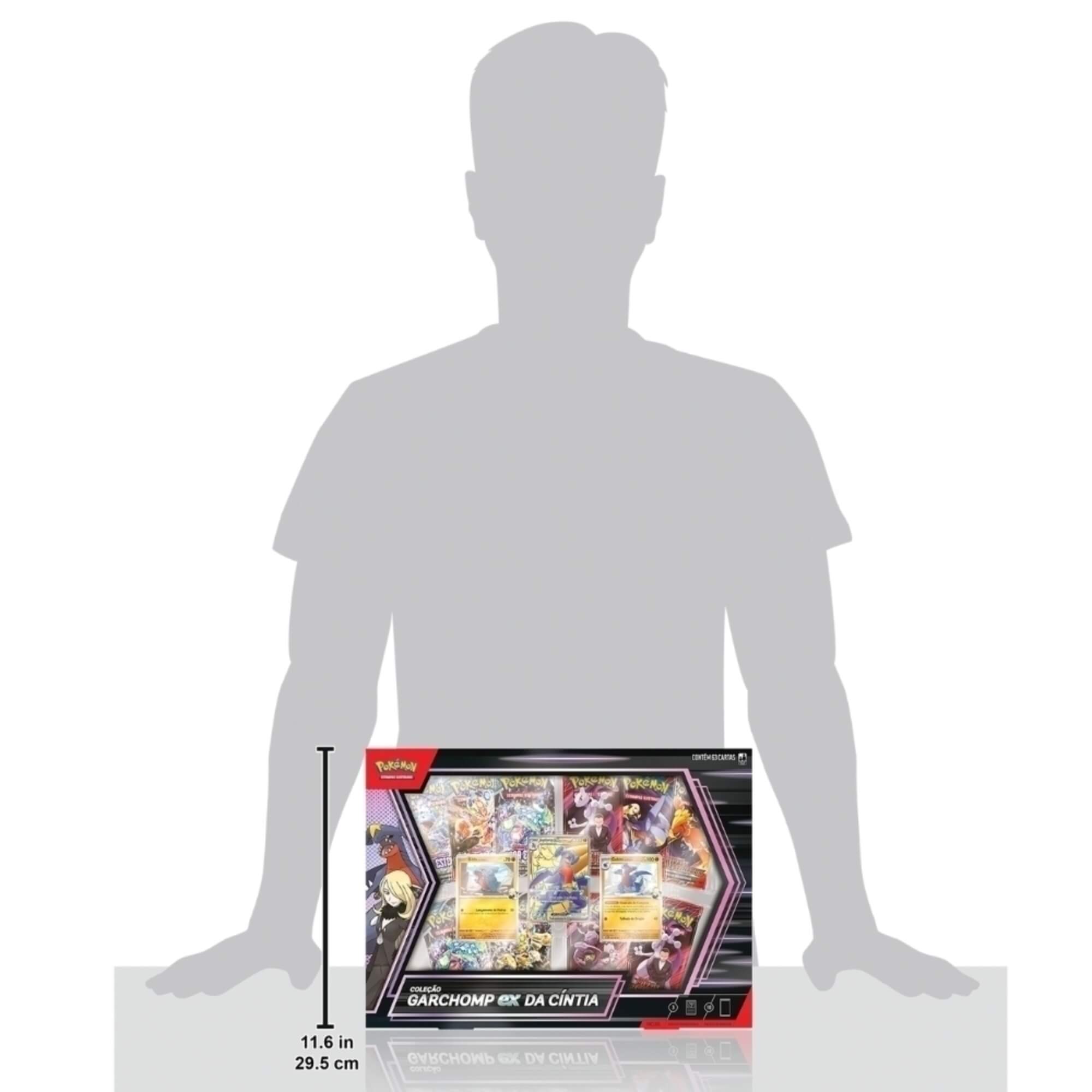 Box Pokémon Coleção Garchomp EX da Cíntia Copag - 35573