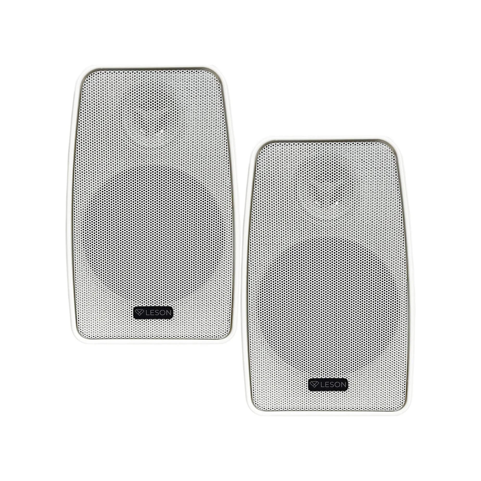 Par de Caixas Som Ambiente Resistente Água 140w 8Ohms Branca Leson - 2LSA74CXB