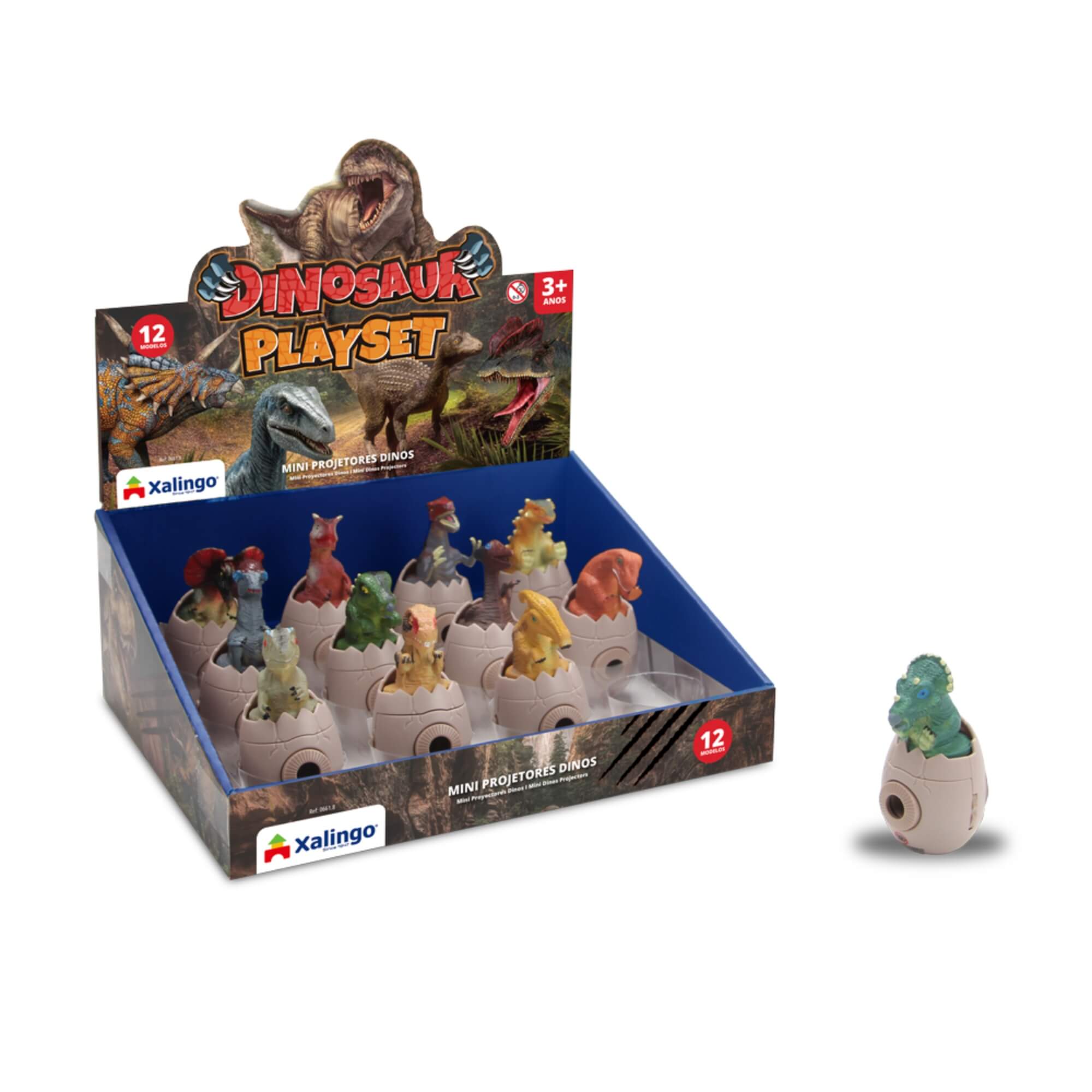 Brinquedo Infantil Mini Projetor Dinos Sortido e Unitário Xalingo - 06618
