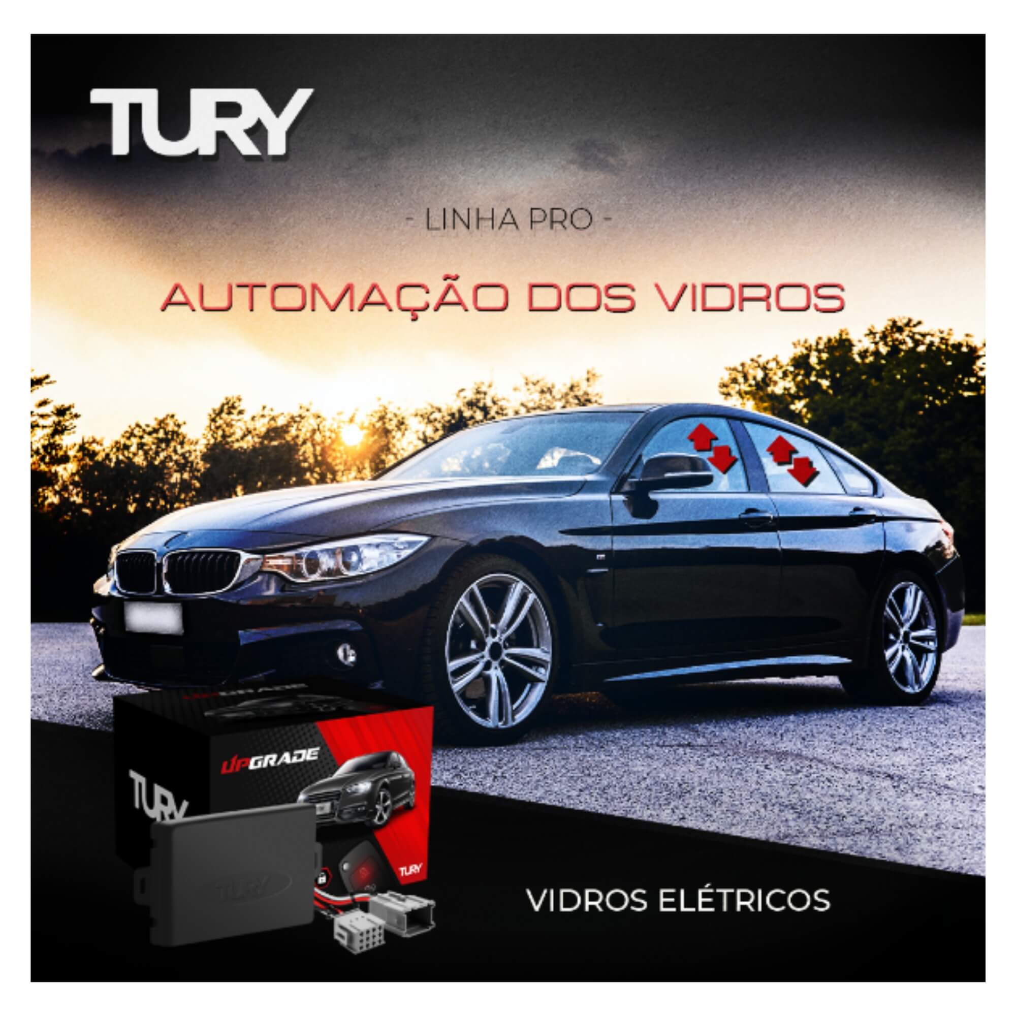 Módulo de Automação de Vidro Elétrico Tury - PRO4.78LONGAV