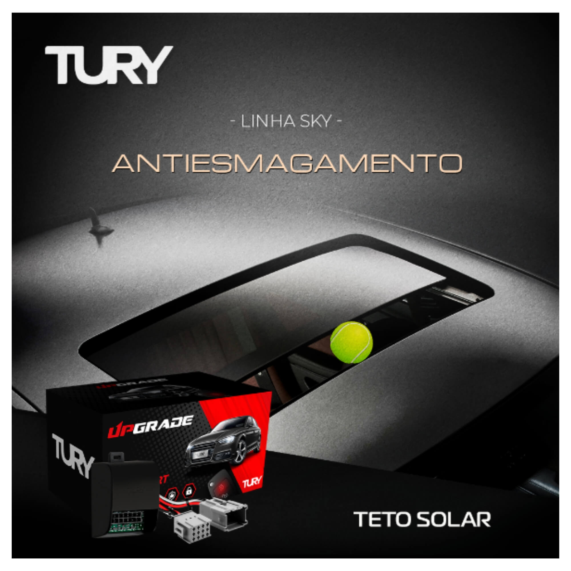 Módulo Automação Teto Solar Tury - SKY2.2AJ