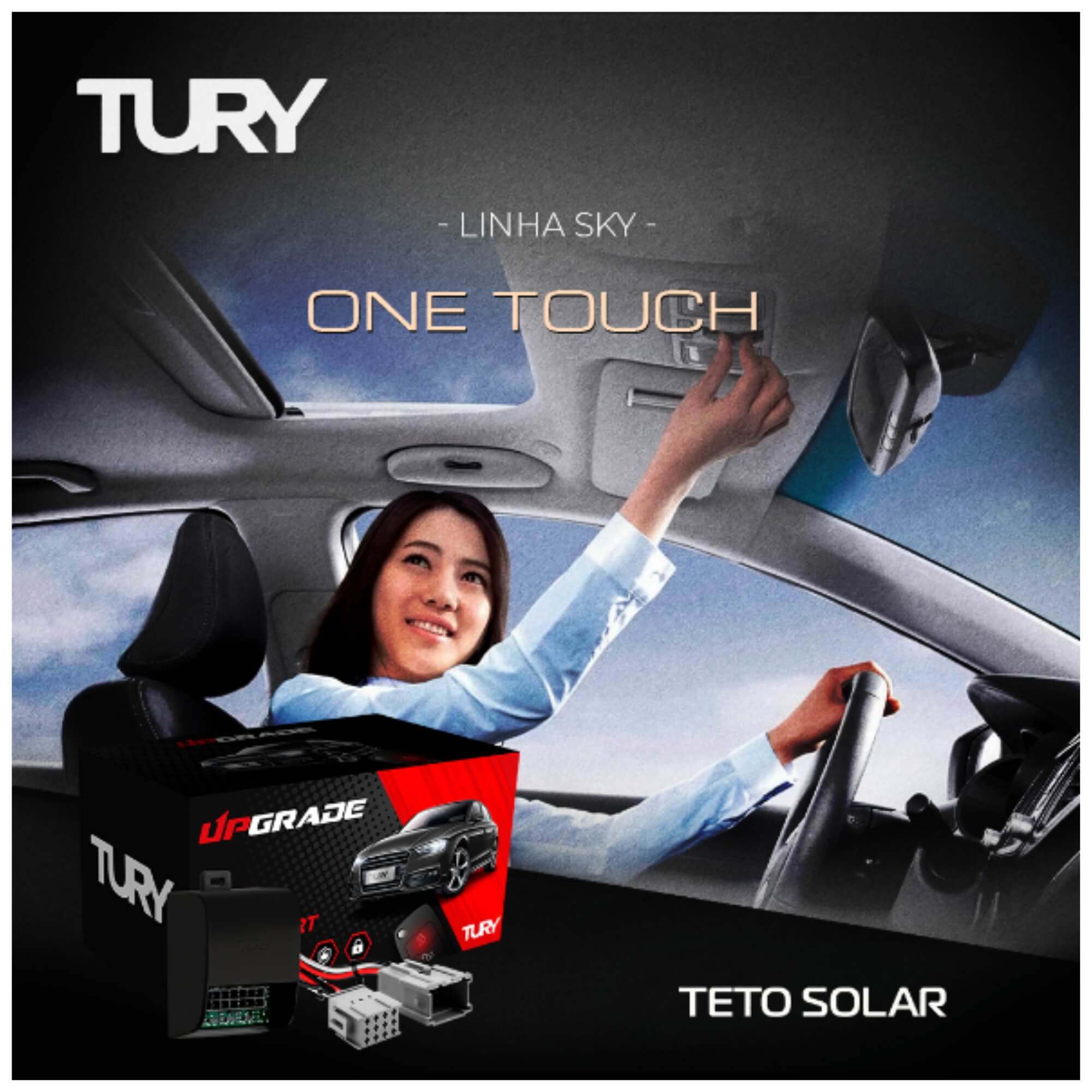 Módulo Automação Teto Solar Tury - SKY2.2AJ