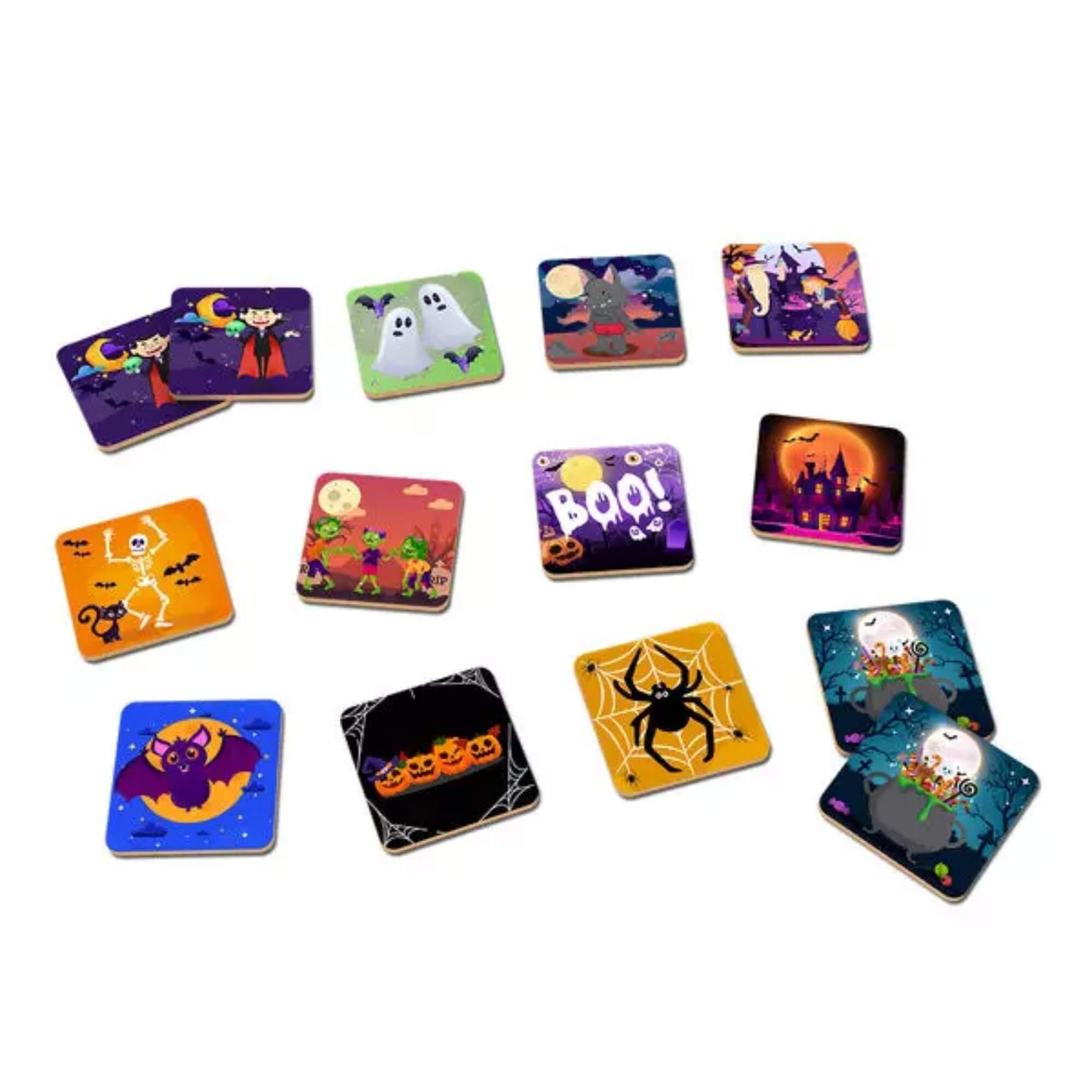 Jogo da Memória Infantil Halloween com 24 peças Xalingo - 11632