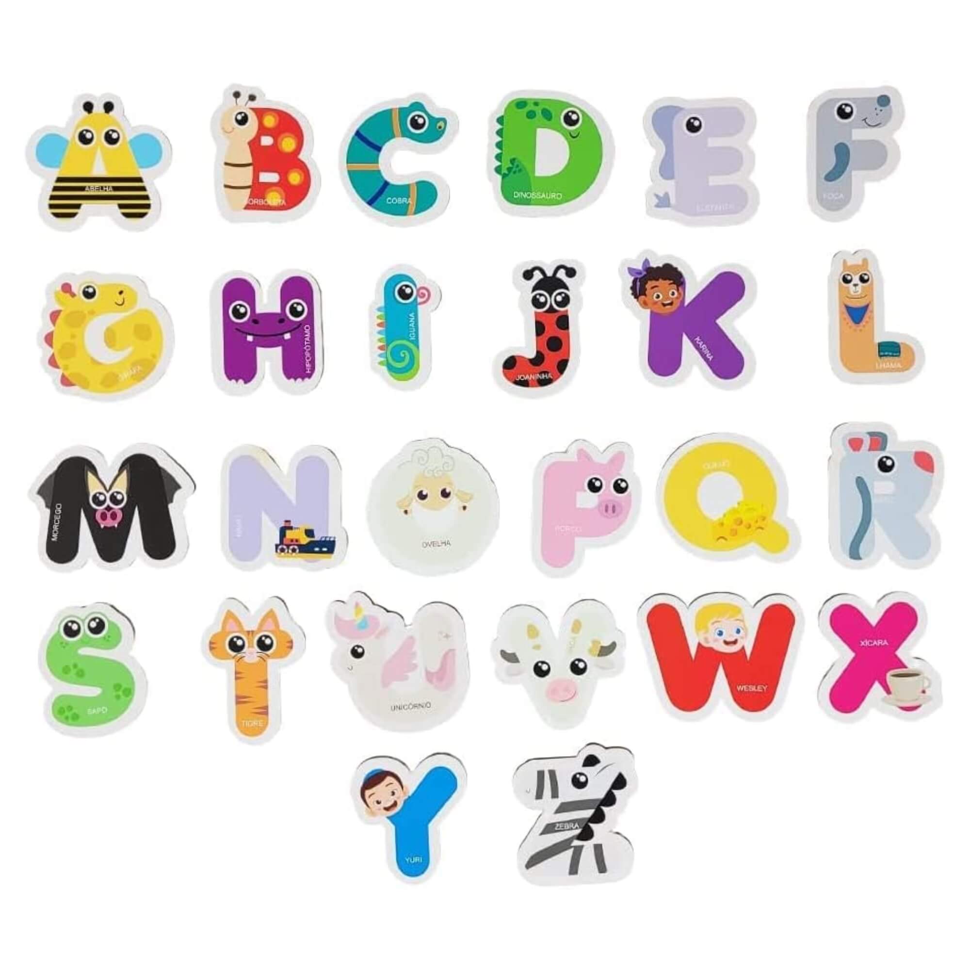 Brinquedo Infantil Educativo Alfabeto Divertido Babebi - 6019