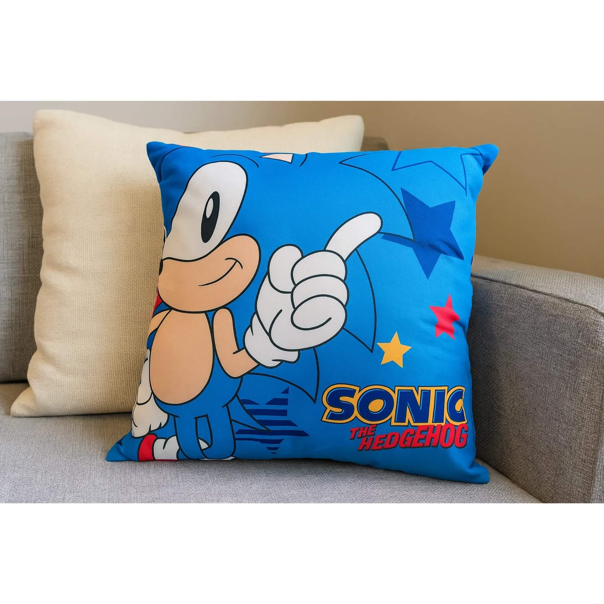Almofada 40x40cm Sonic Speed Zona Criativa - 10064754