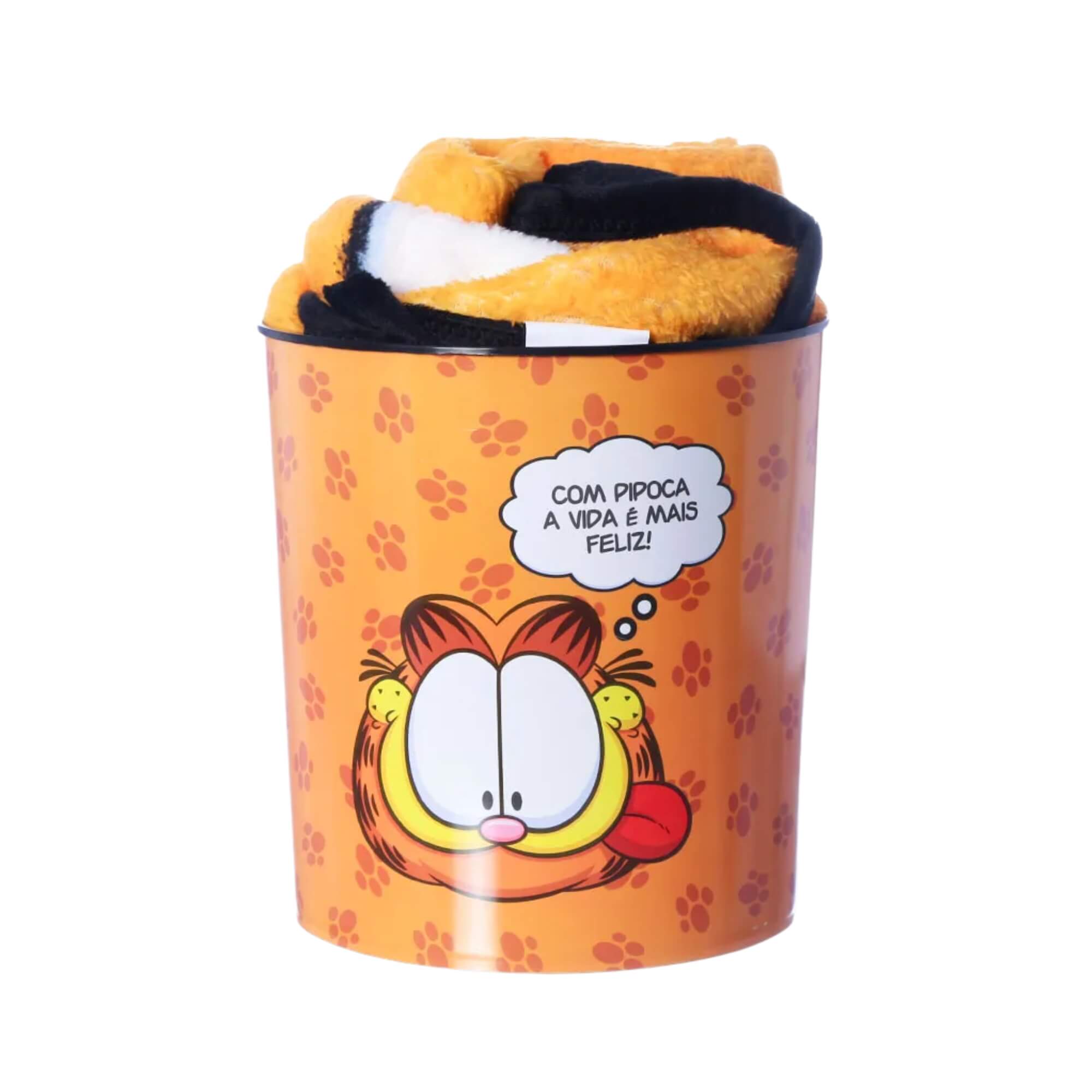 Kit Manta com Balde Garfield Zona Criativa - 10140879