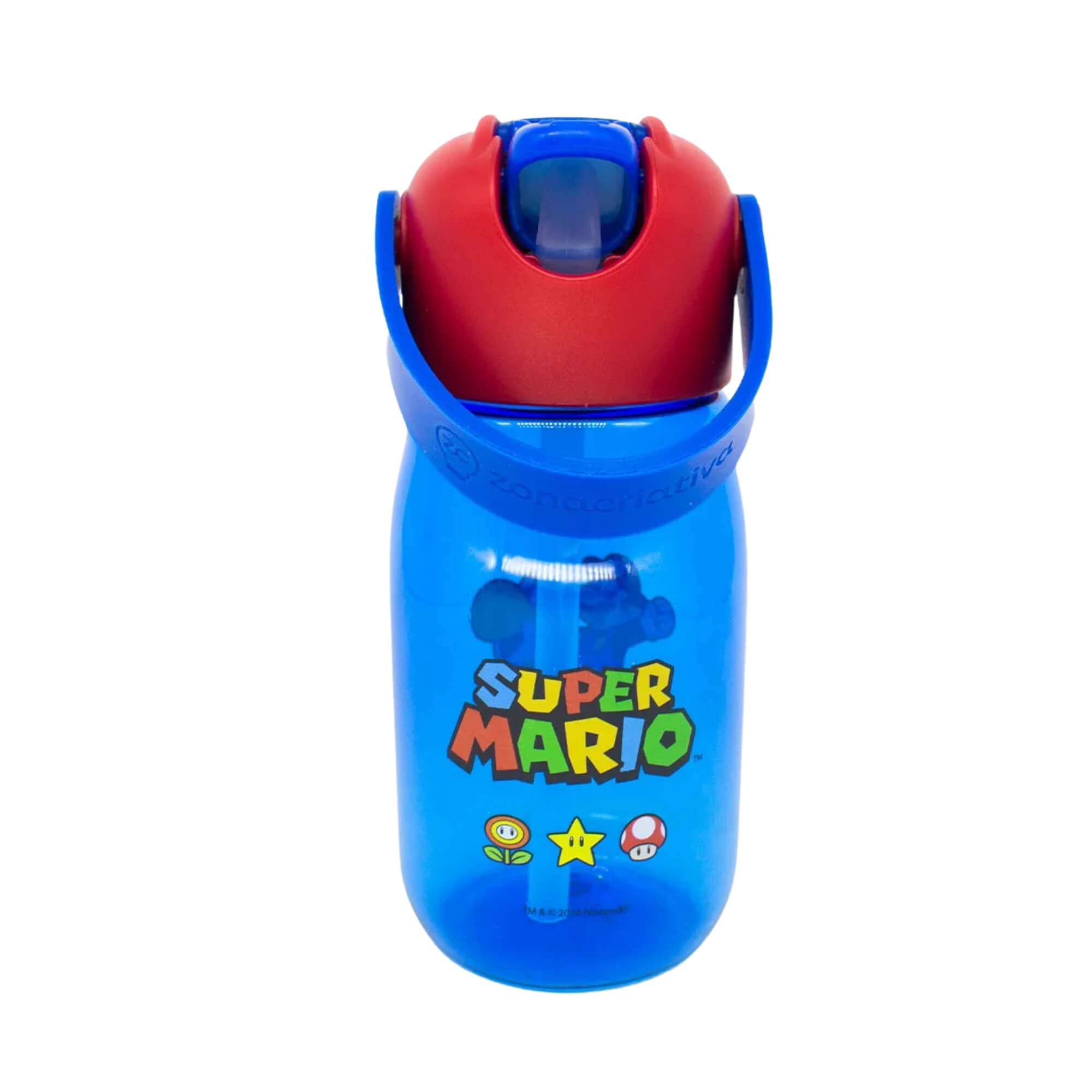Garrafa Flip Infantil Super Mario 400ml Zona Criativa - 10072894