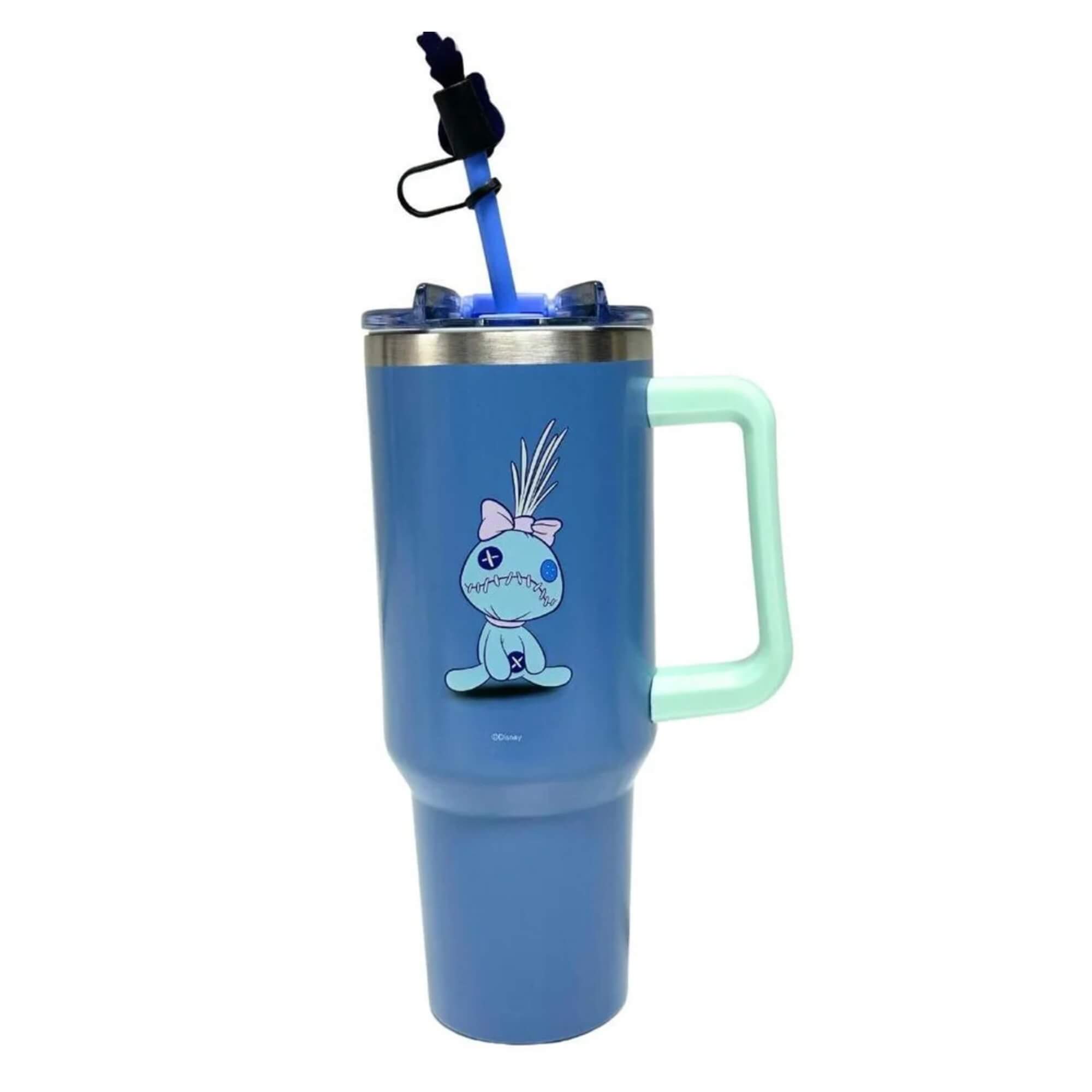 Copo Térmico Canecão Tumbler com Pingente 1,15L Stitch Voodoo Disney Zona Criativa - 10026397