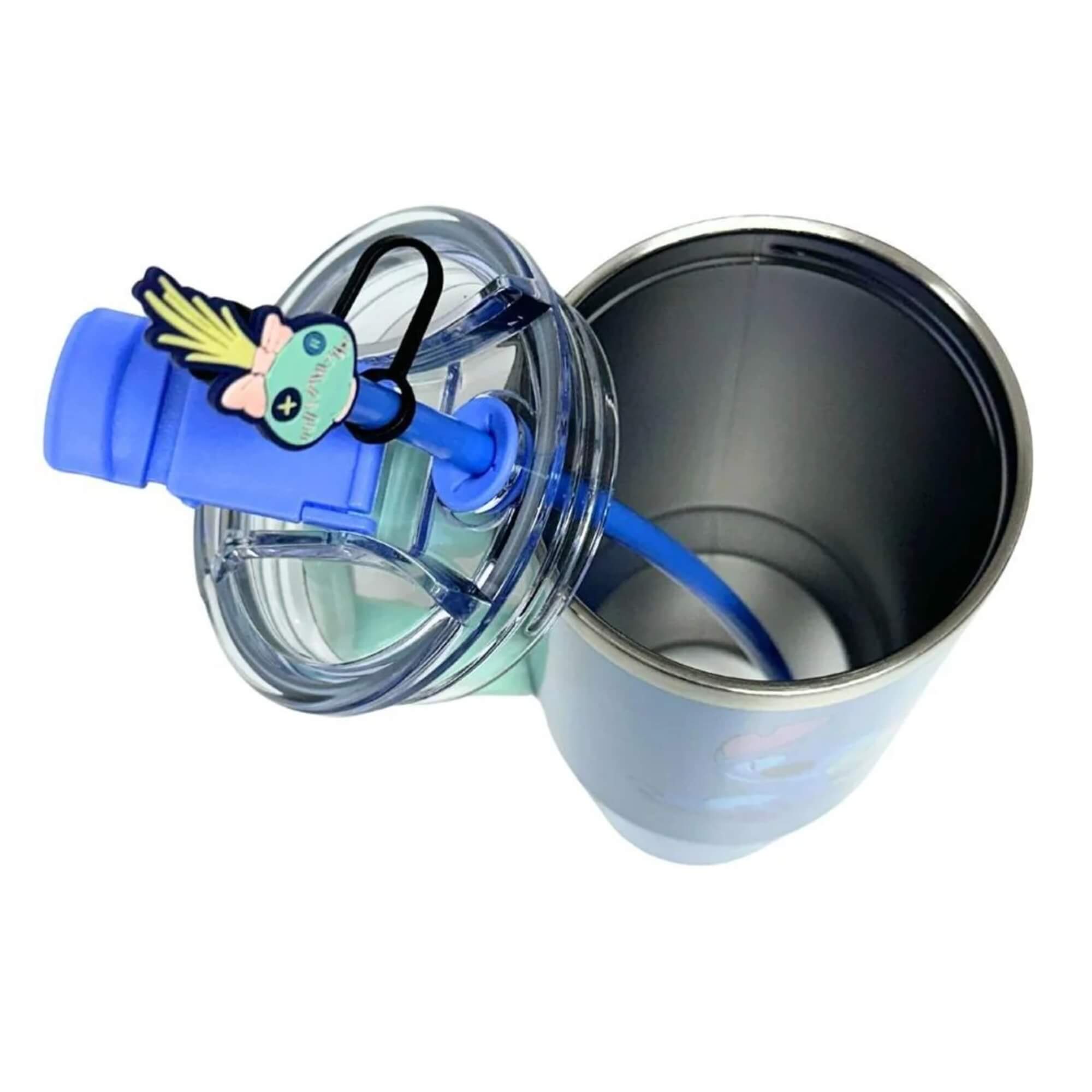 Copo Térmico Canecão Tumbler com Pingente 1,15L Stitch Voodoo Disney Zona Criativa - 10026397