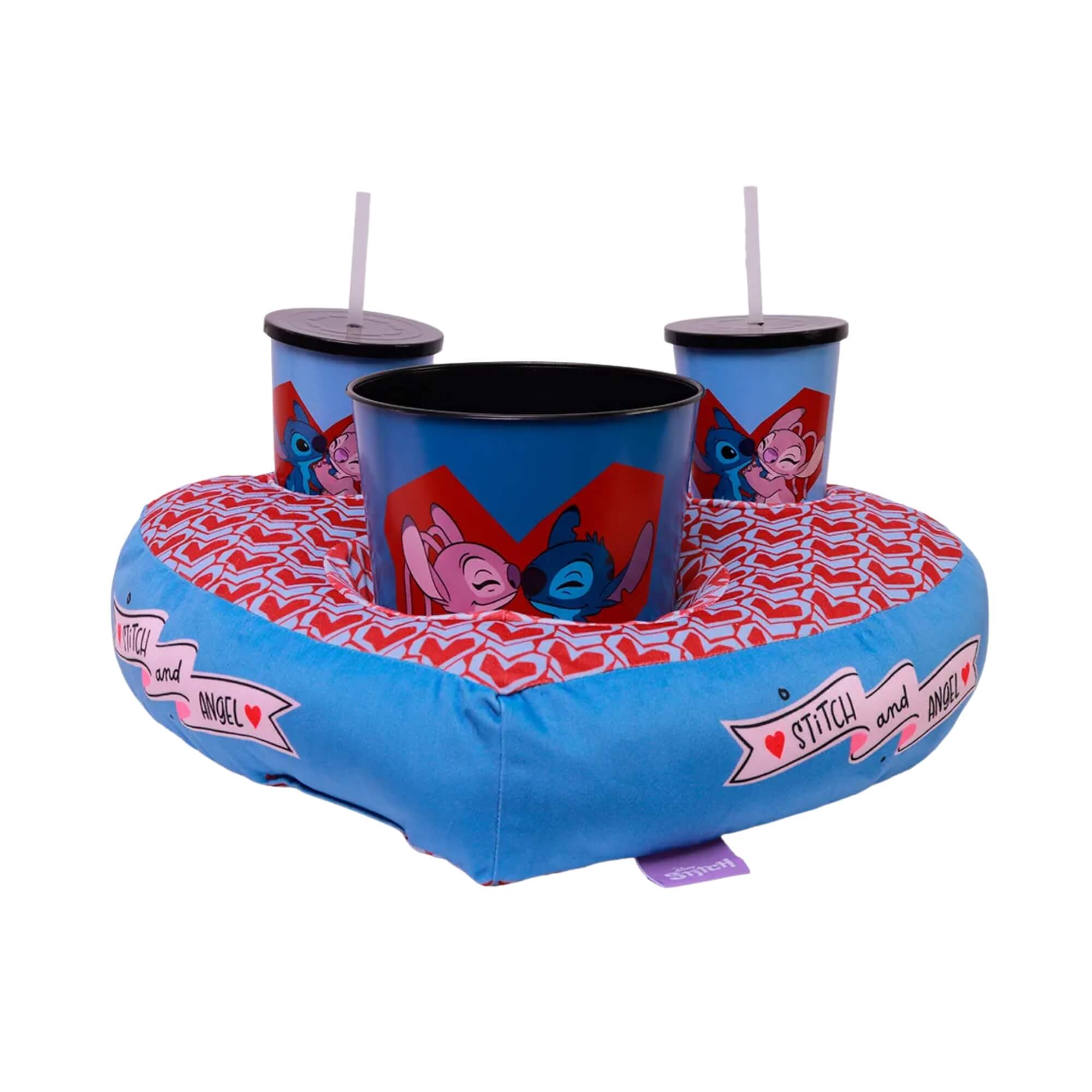 Kit Almofada Pipoca Coração Stitch Disney Zona Criativa - 10065399
