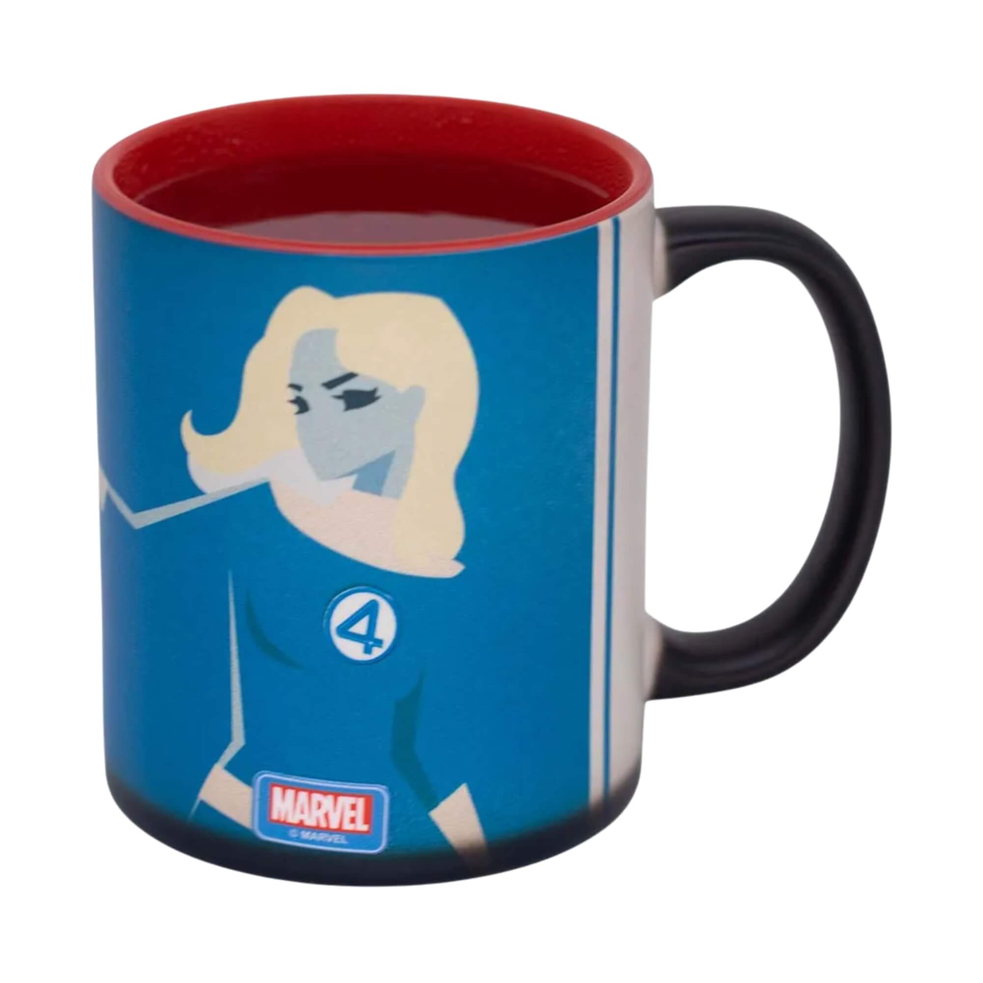 Caneca Mágica 300ml Mulher Invisivel Quarteto Fantástico - Marvel Zona Criativa - 10026639