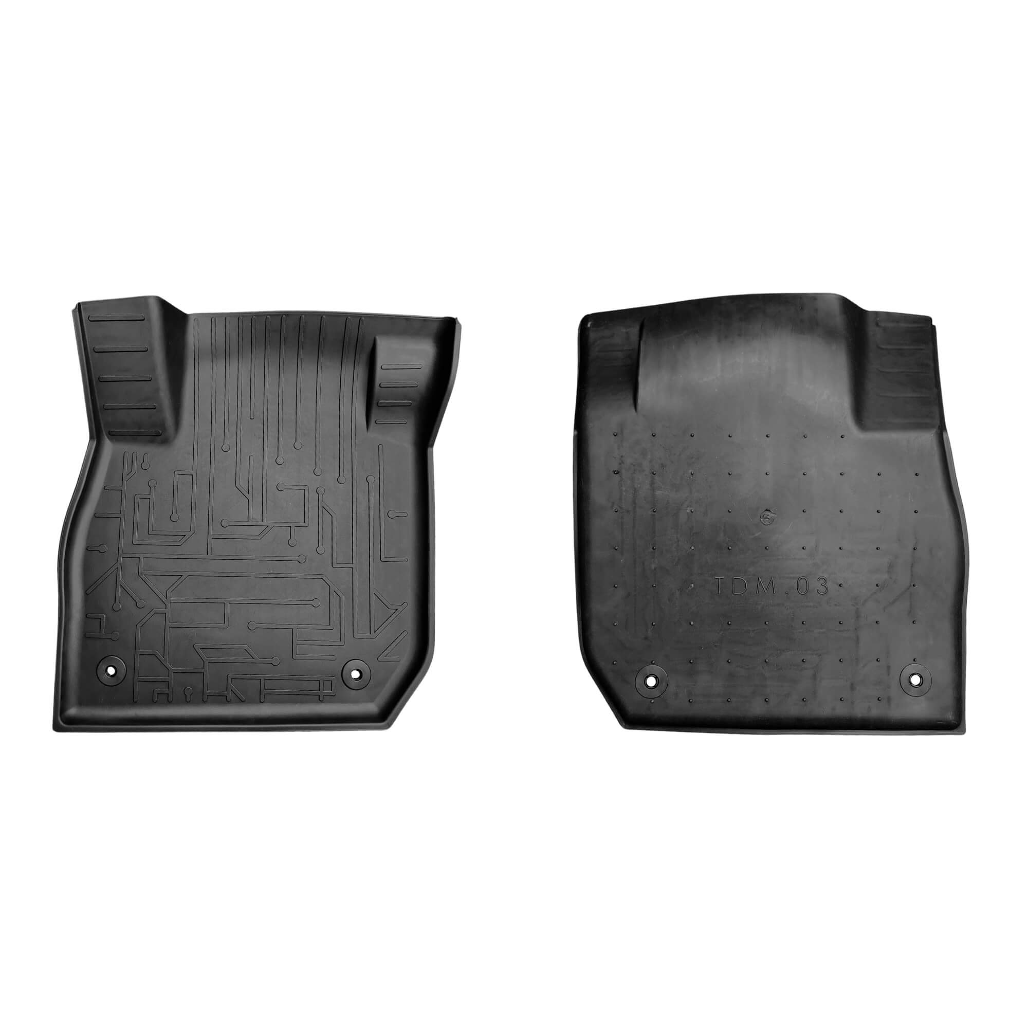 Tapete tipo Bandeja 4P Preto modelo Virtus 2018 em diante c/ 5 Peças Grid - TB05003