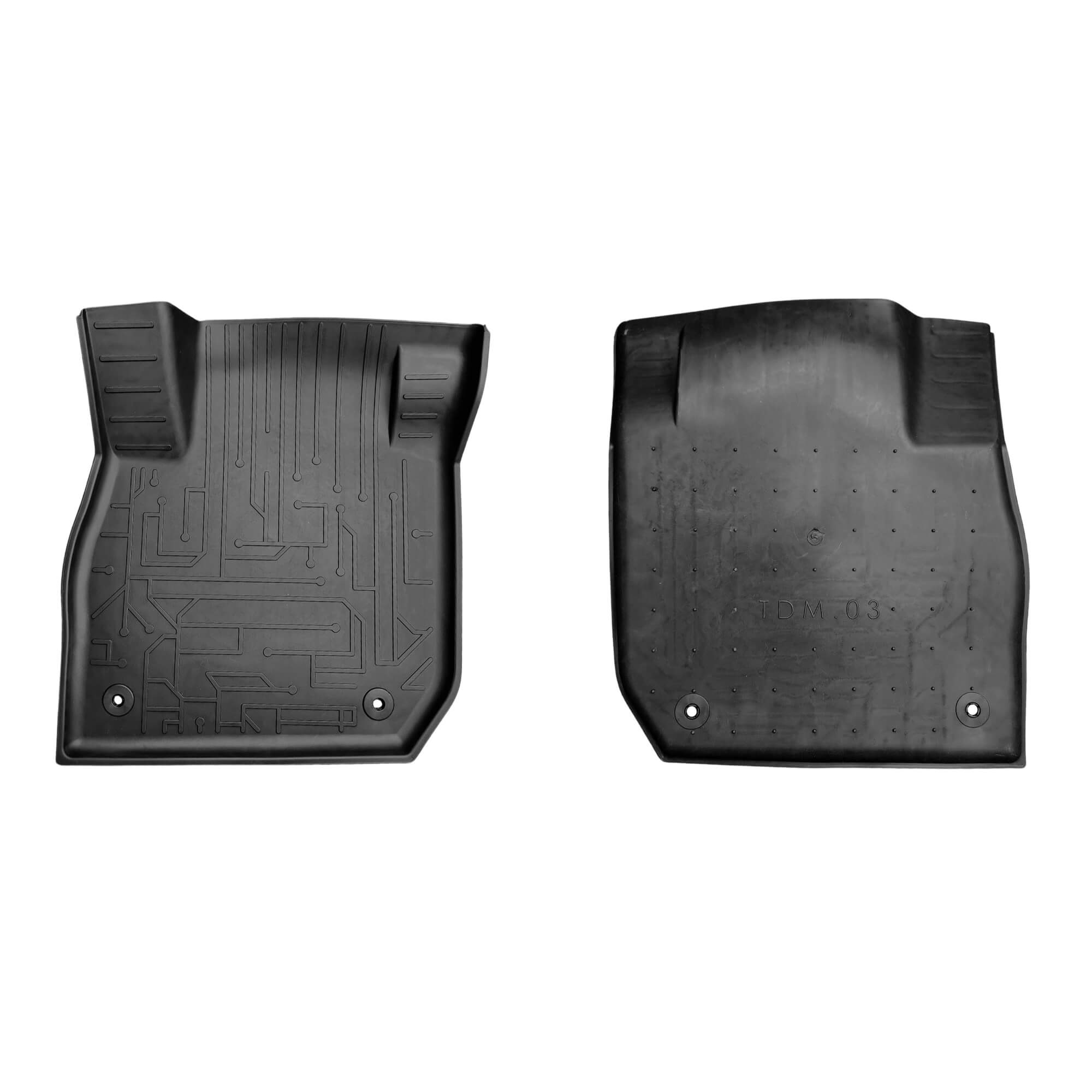 Tapete tipo Bandeja 4P Preto modelo Nivus 2020 em diante c/ 5 Peças Grid - TB05004