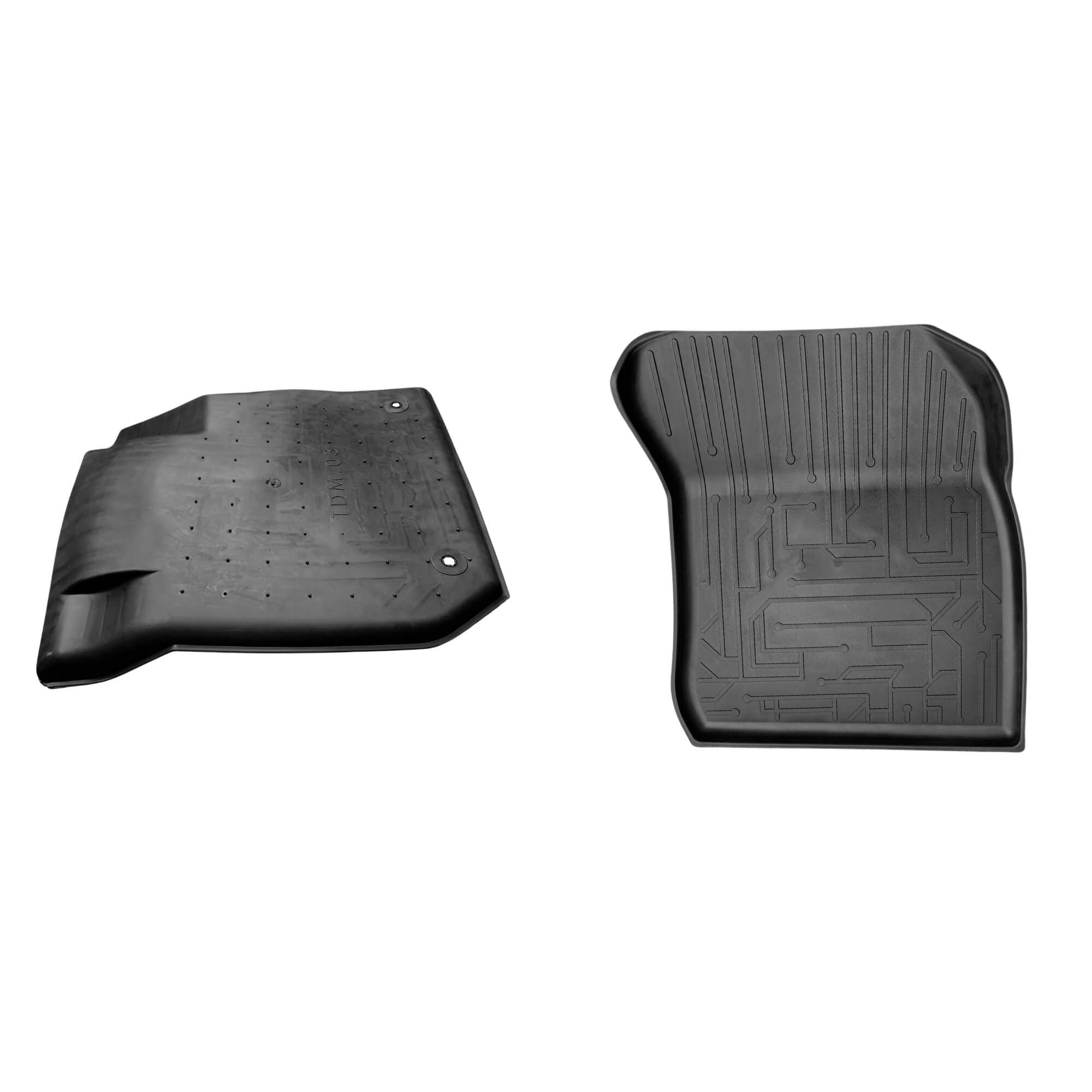 Tapete tipo Bandeja 4P Preto modelo Nivus 2020 em diante c/ 5 Peças Grid - TB05004