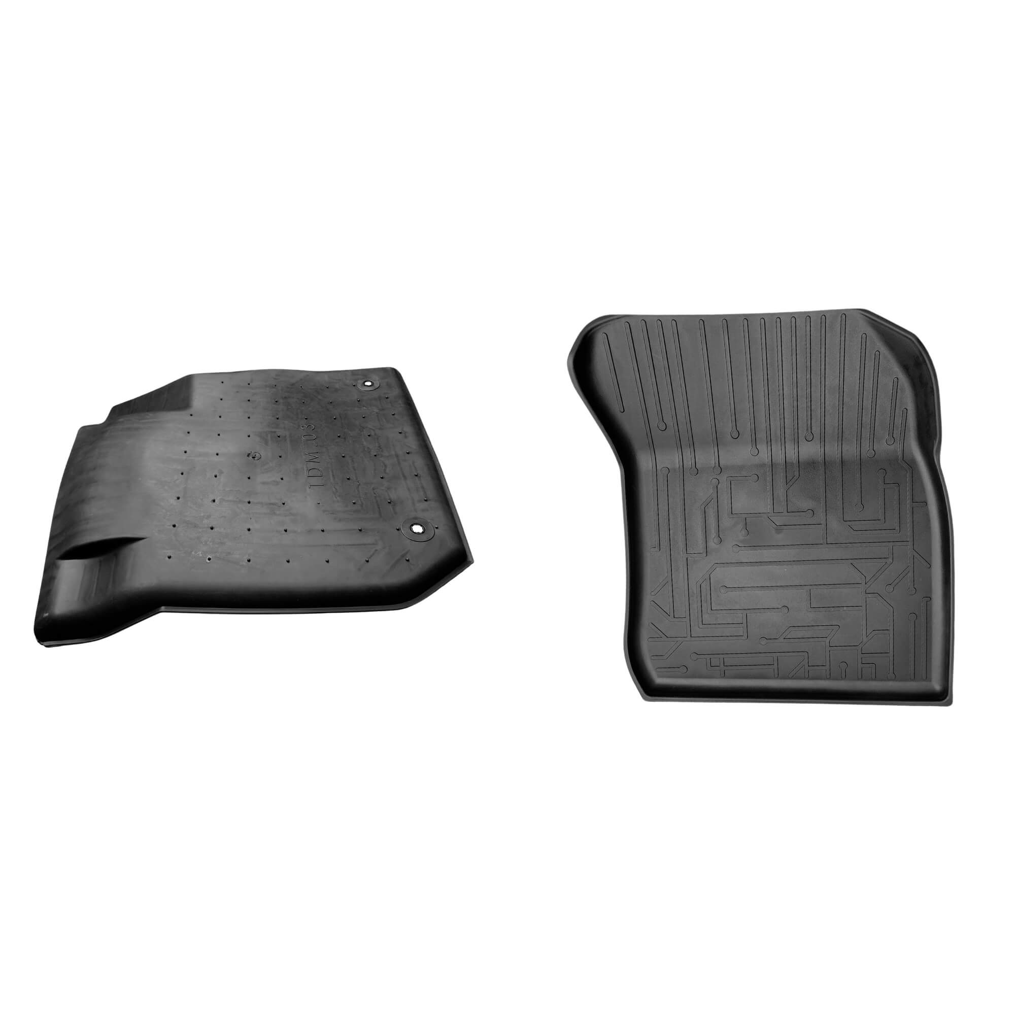 Tapete tipo Bandeja 4P Preto modelo Tera 2025 em diante c/ 5 Peças Grid - TB05005