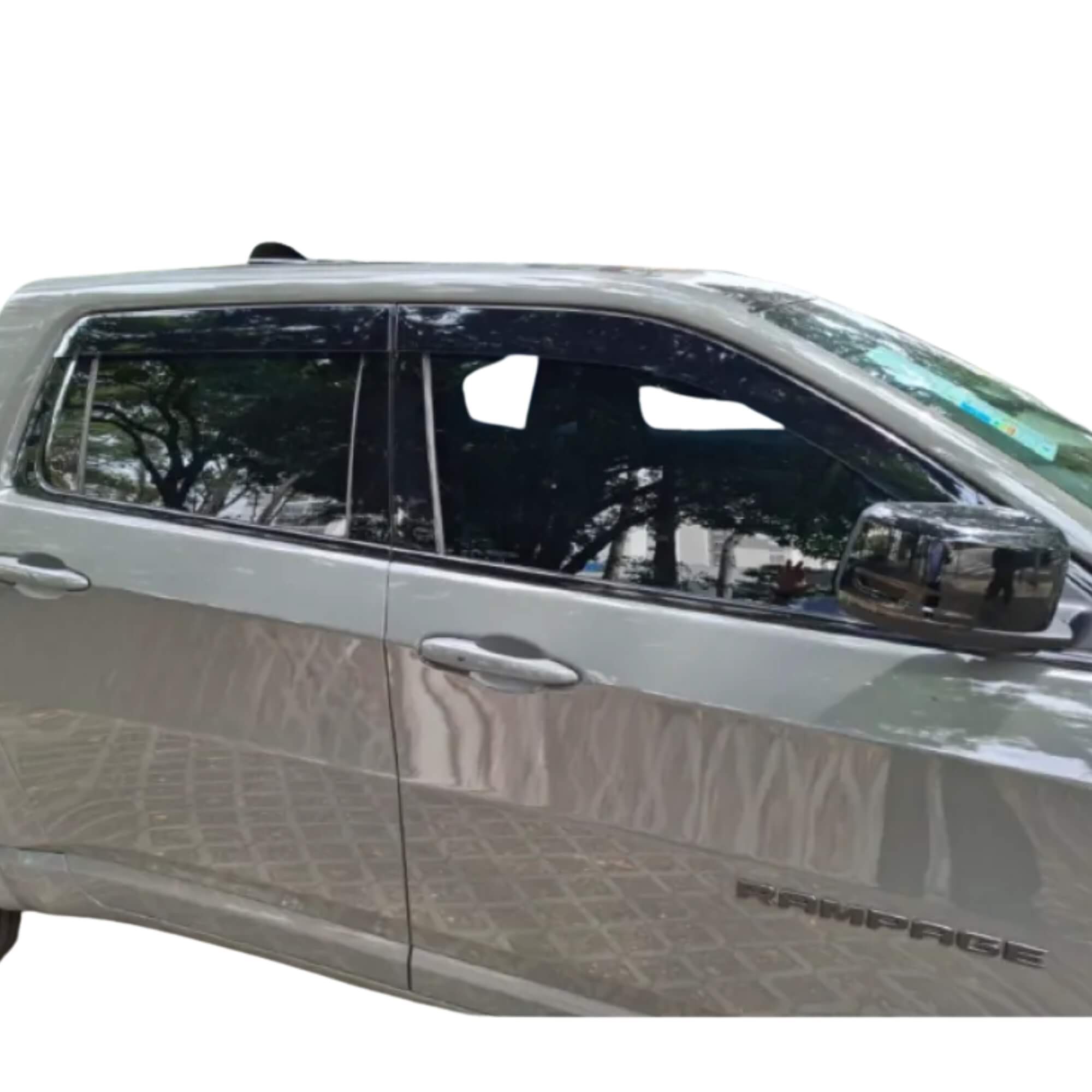 Calha de Chuva Rampage 23/25 4 Portas Inteiriça/Slim TG Poli - TG01100205 35001