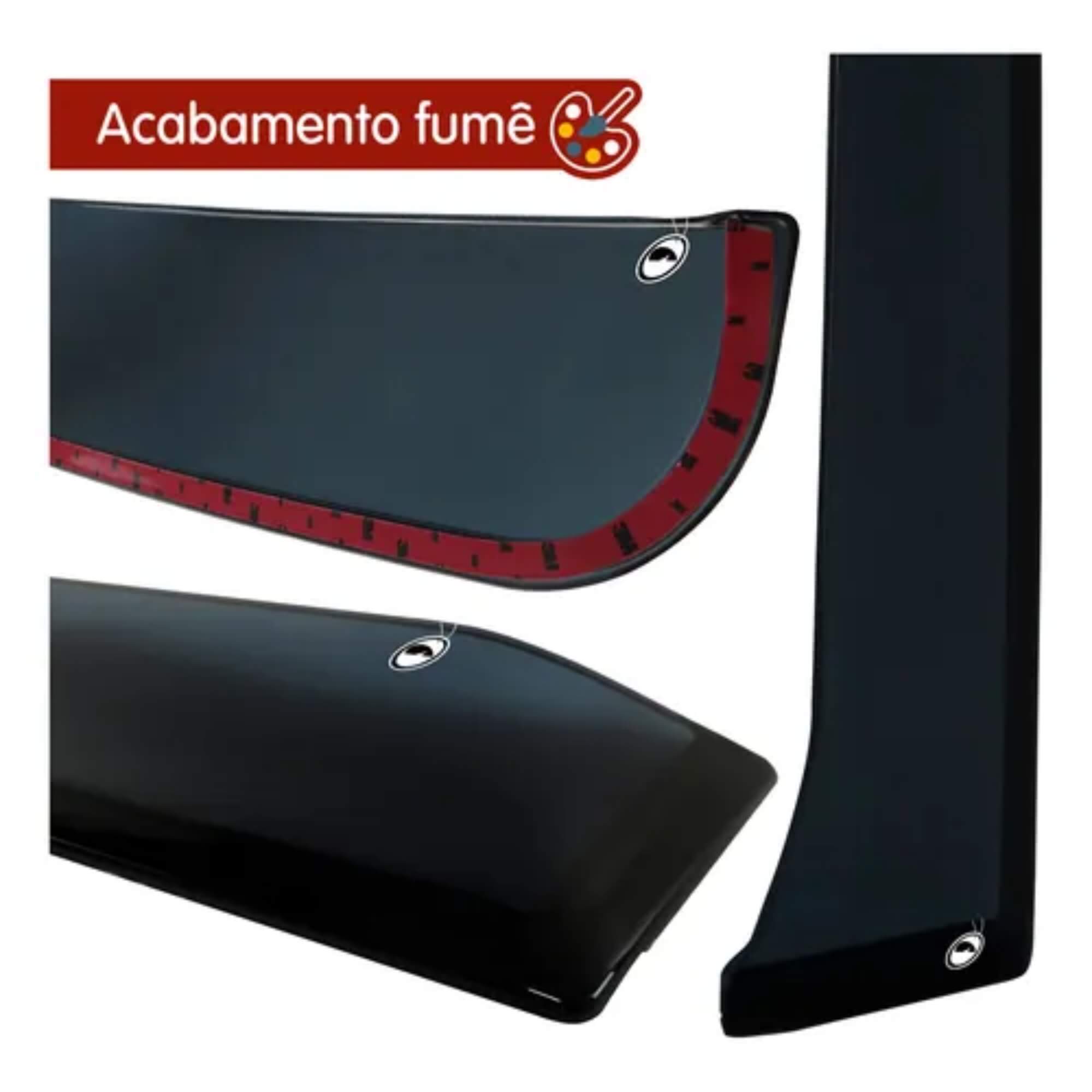 Calha de Chuva Tiggo 7 19/23 4 Portas Inteiriça/Slim TG Poli - TG01100204 34004