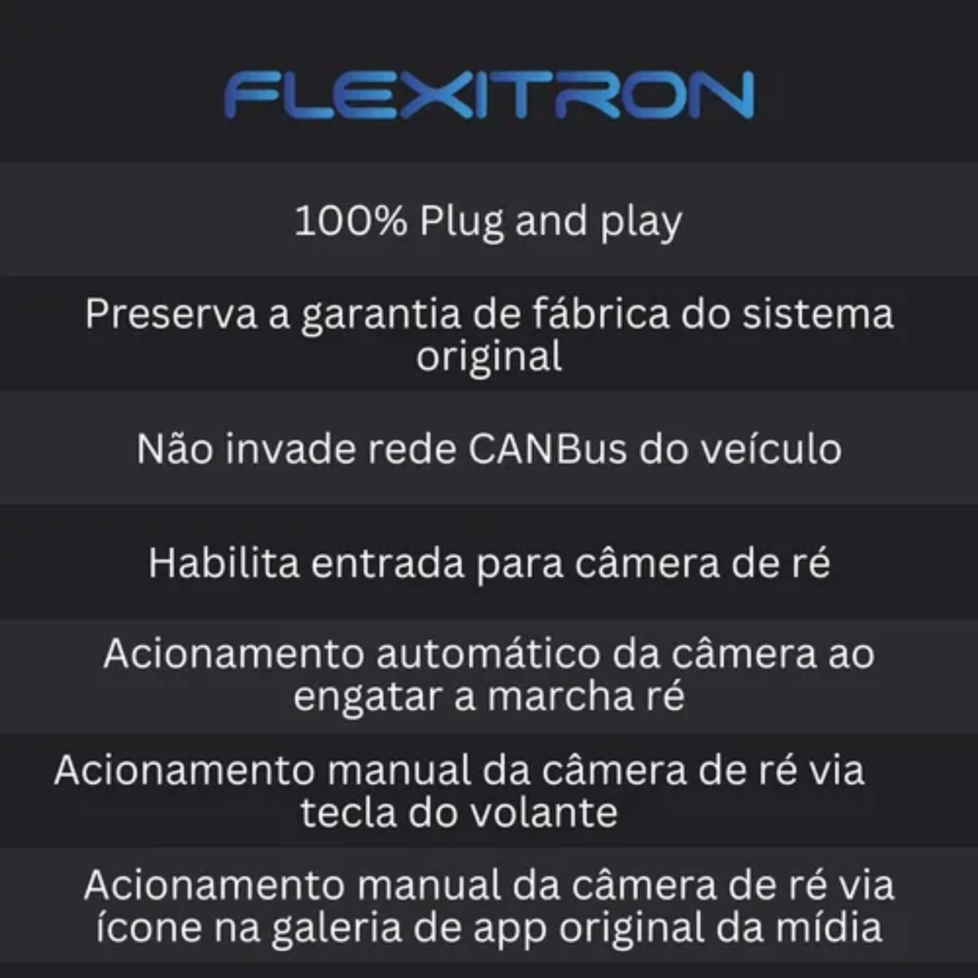 Interface para Câmera de Ré FIC FI-14 Fiat Pulse 22/26 Flexitron - 10.00.00.1583