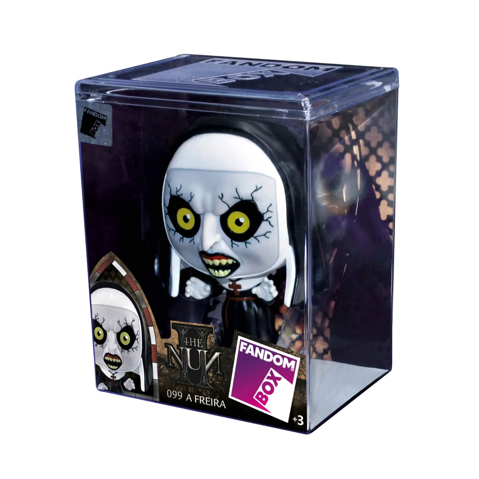 COMP Kit 2 Bonecos Colecionáveis Fandom Box Terror Anabelle + A Freira Vinil Atóxico Lider
