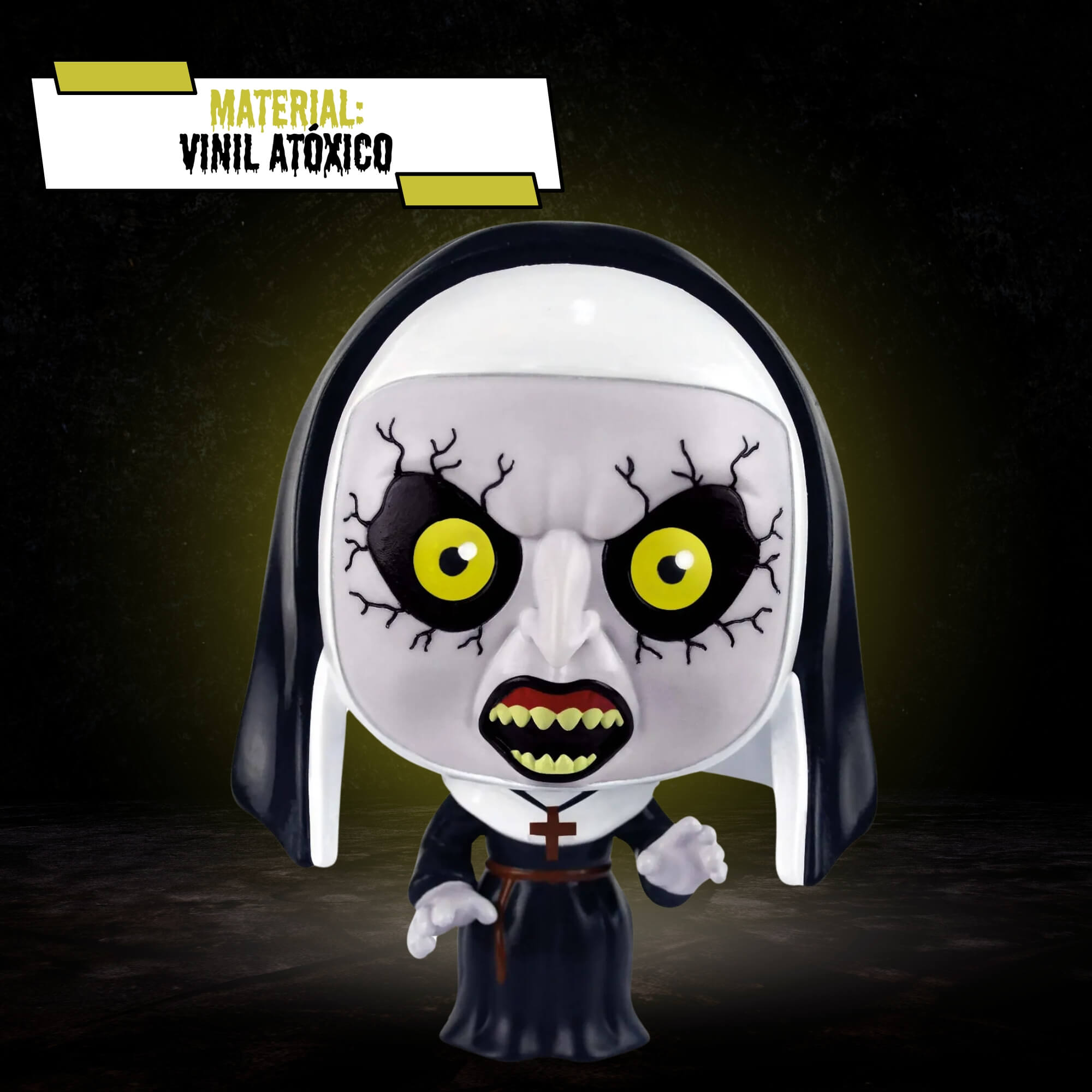 COMP Kit 2 Bonecos Colecionáveis Fandom Box Terror Anabelle + A Freira Vinil Atóxico Lider