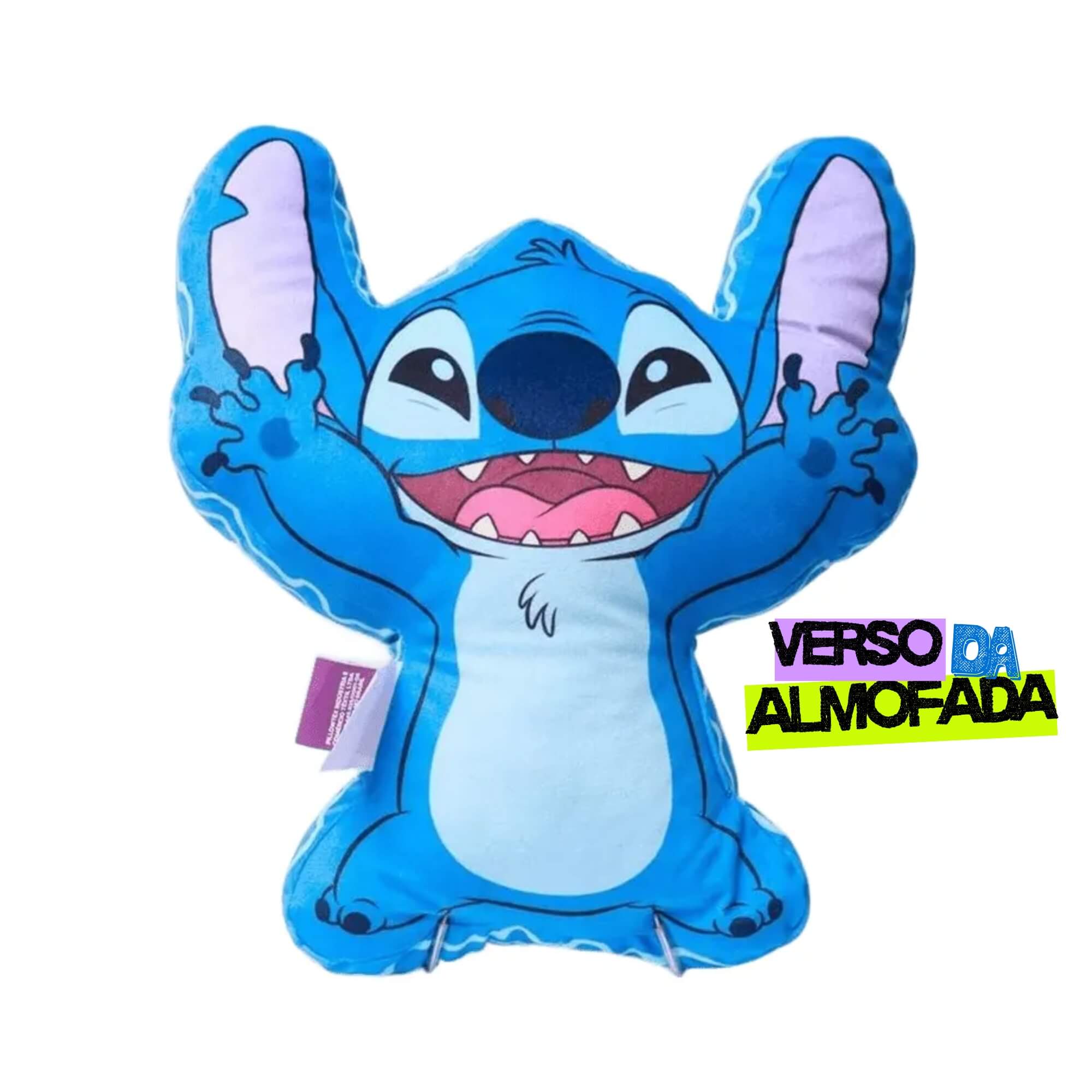 COMP Kit Stitch Almofada Formato 40x35cm + Copo Térmico Inox 1,15L com Alça Zona Criativa