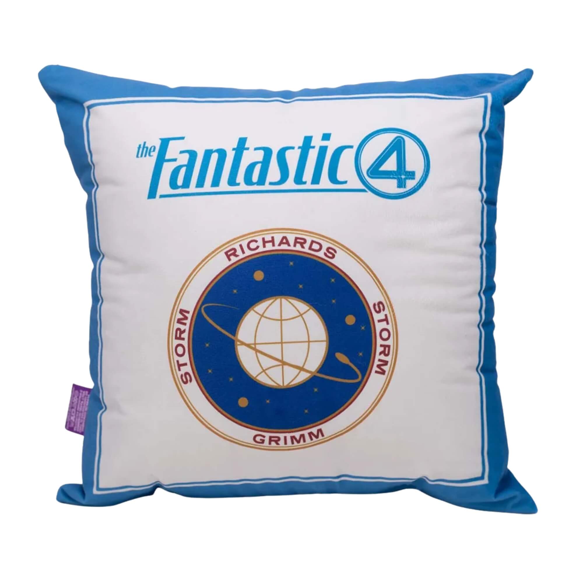 COMP Kit Quarteto Fantástico Almofada + Garrafa Alumínio 500ml Mosquetão Marvel Zona Criativa