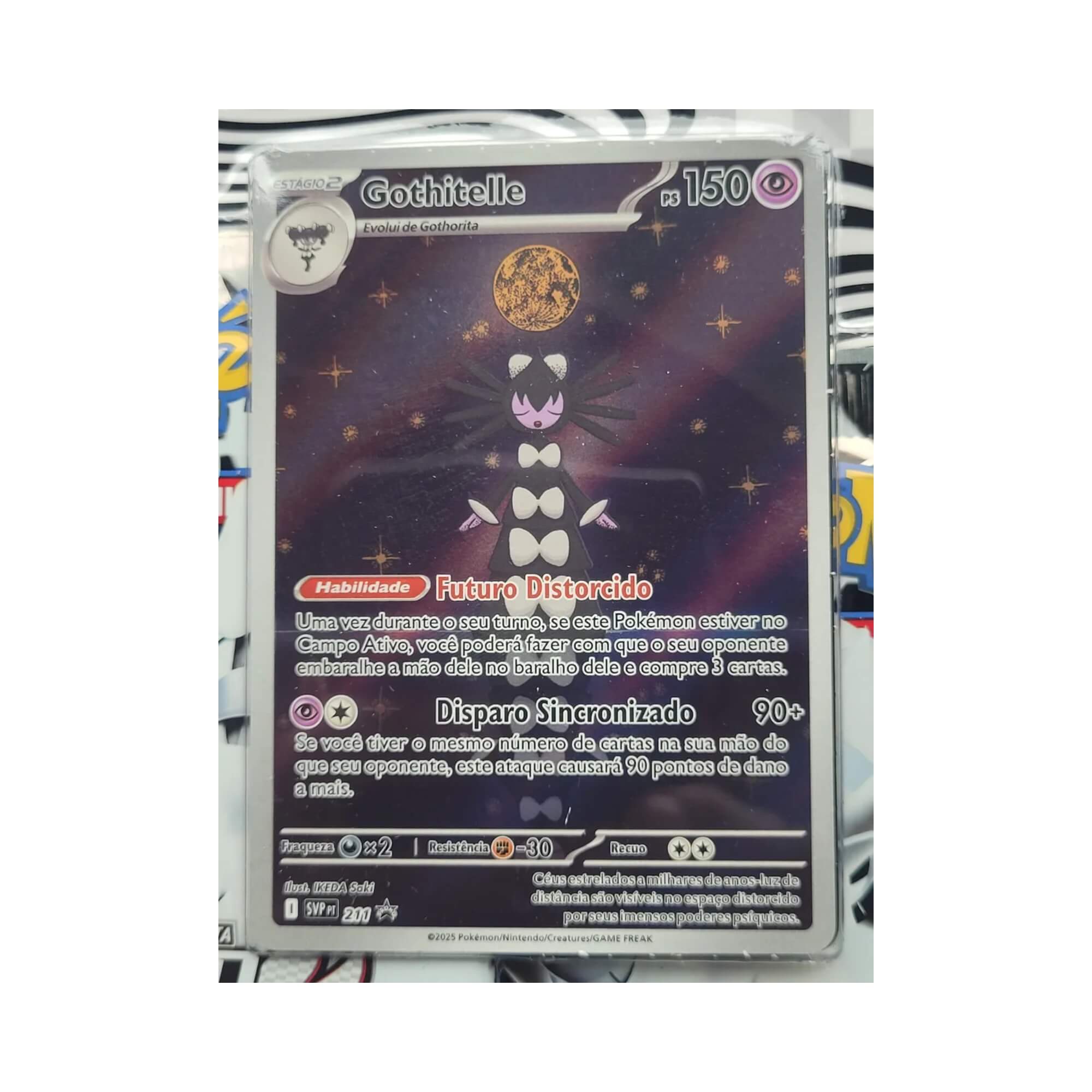 Pokemon Blister Triplo EV10.5 Fogo Branco - Gothitelle Copag - 35897