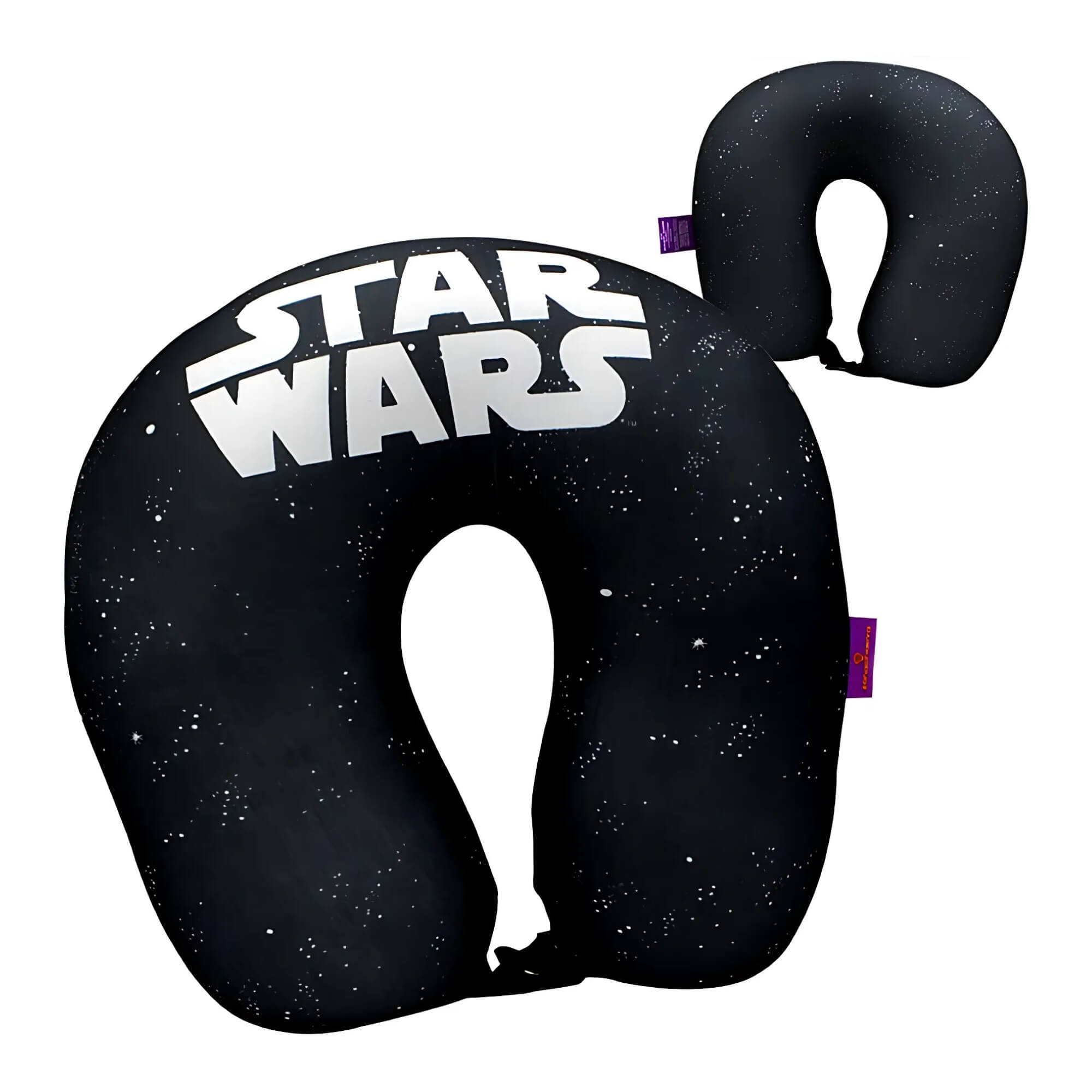 COMP Kit Star Wars Almofada Pescoço Micro Pérolas + Caneca Cerâmica 500ml Zona Criativa