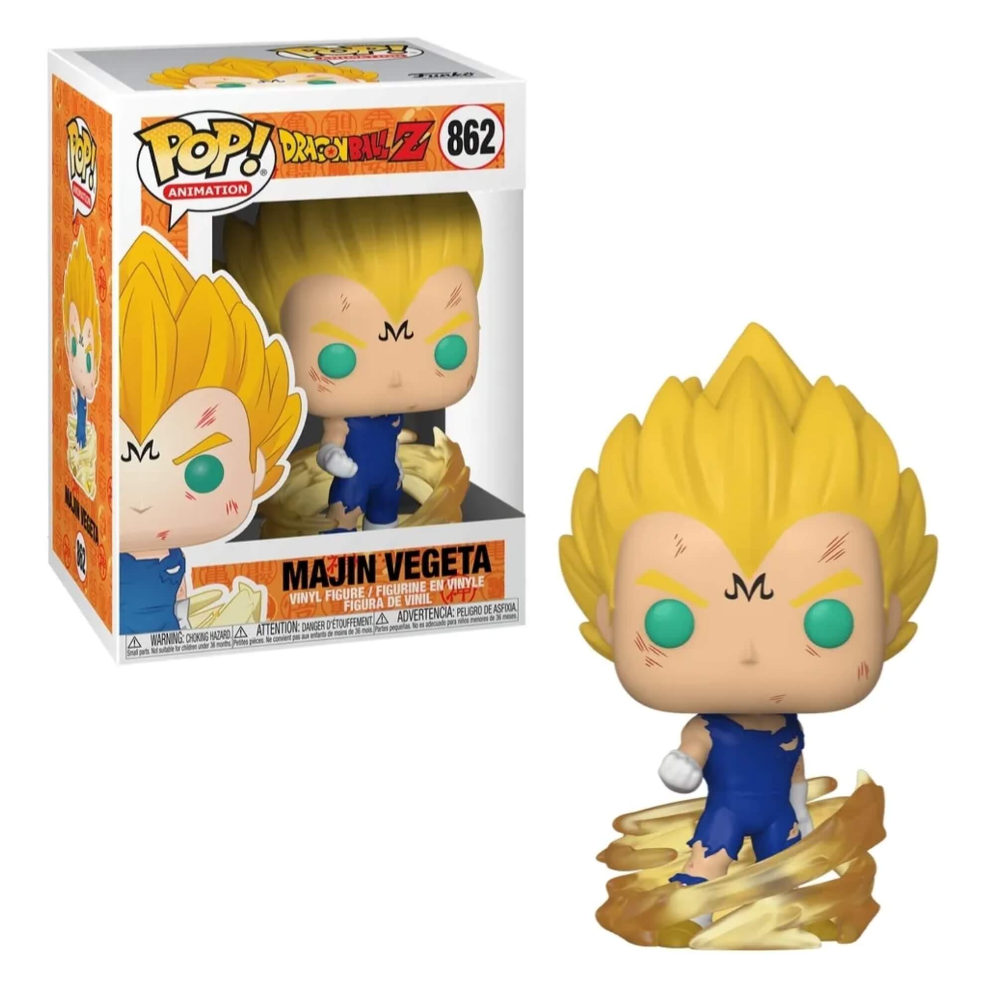 VAR Boneco Funko Pop! Dragon Ball Z Candide (Escolha o personagem) Personagem:Majin Vegeta