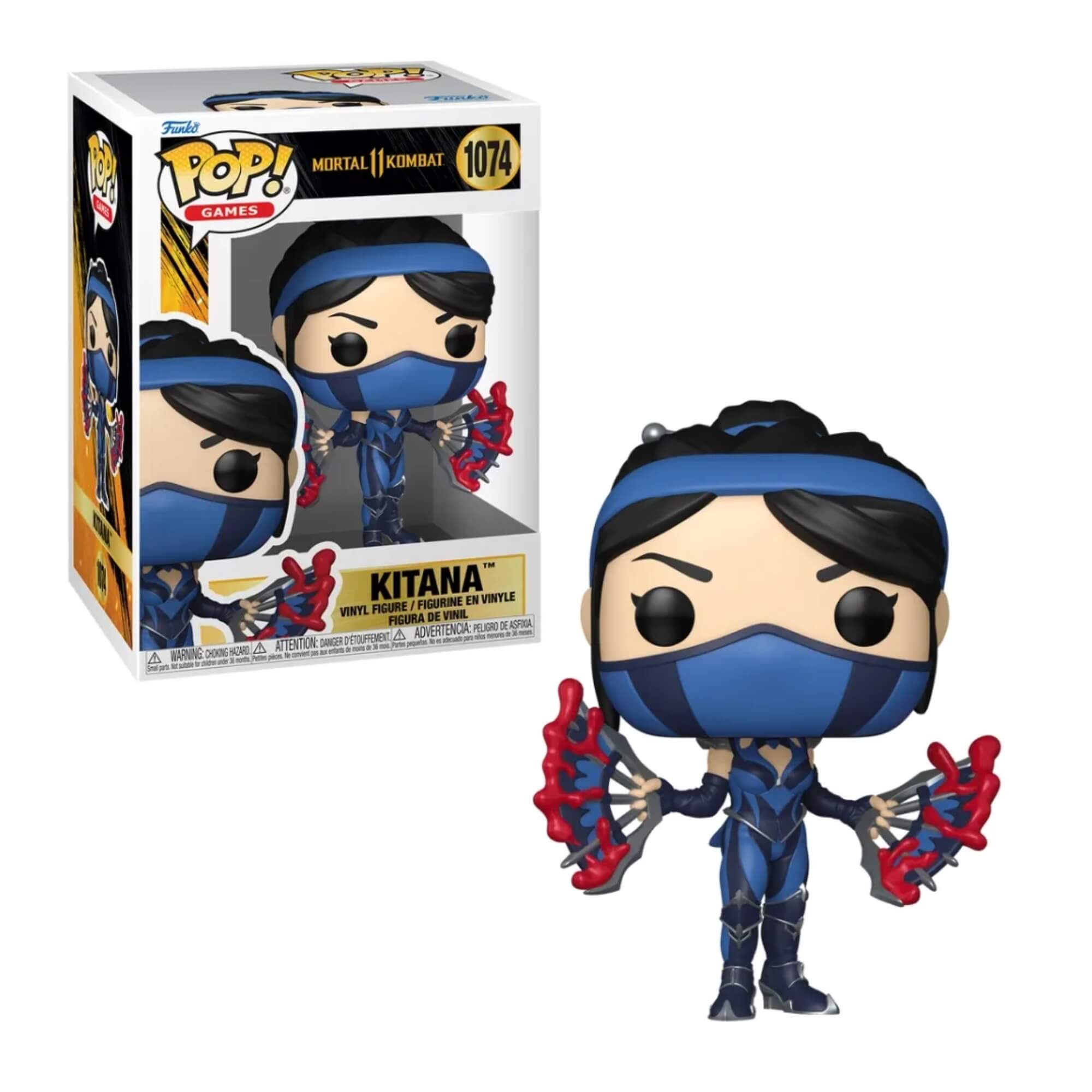 VAR Boneco Funko Pop! Mortal Kombat (Escolha o Personagem) Personagem:Kitana
