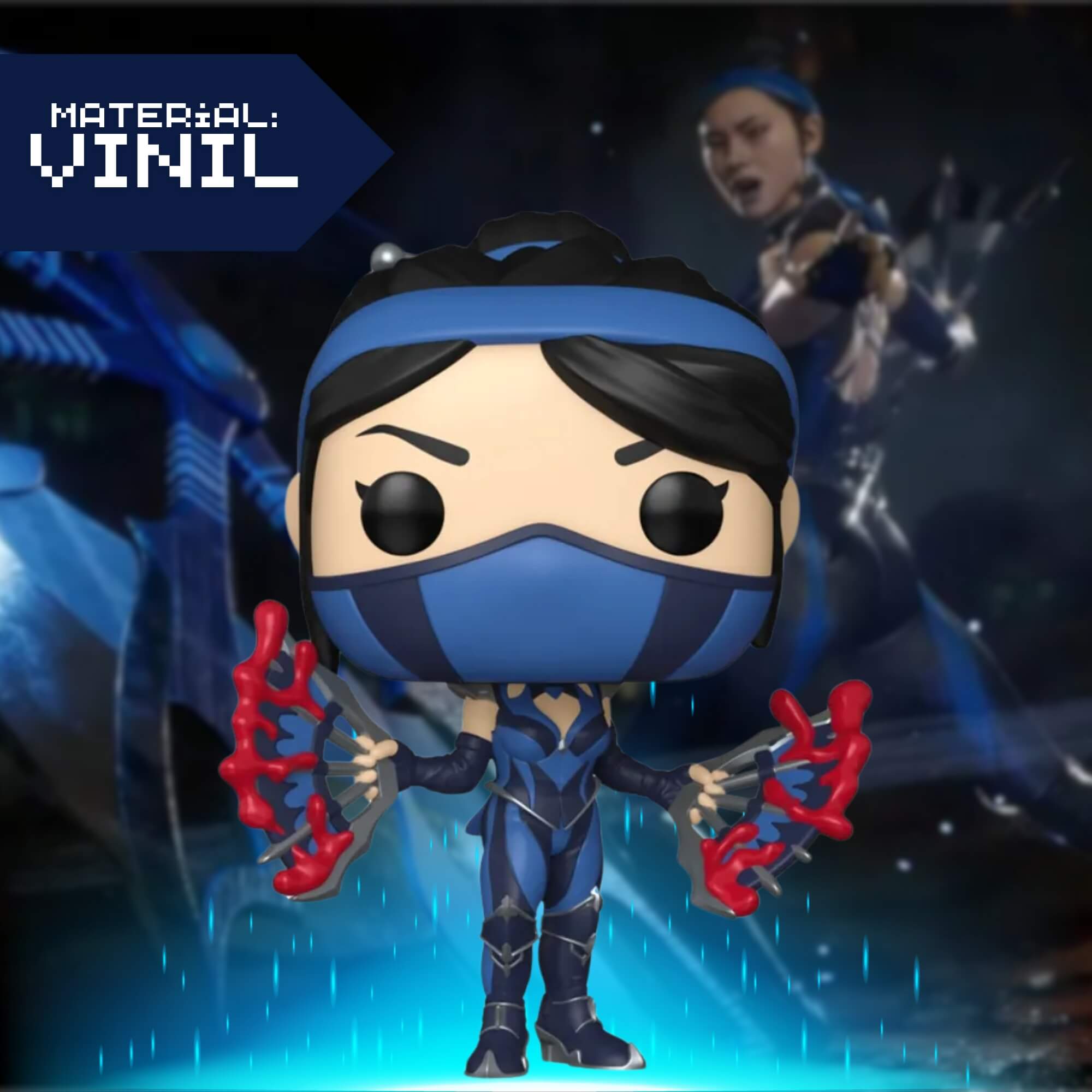 VAR Boneco Funko Pop! Mortal Kombat (Escolha o Personagem) Personagem:Kitana