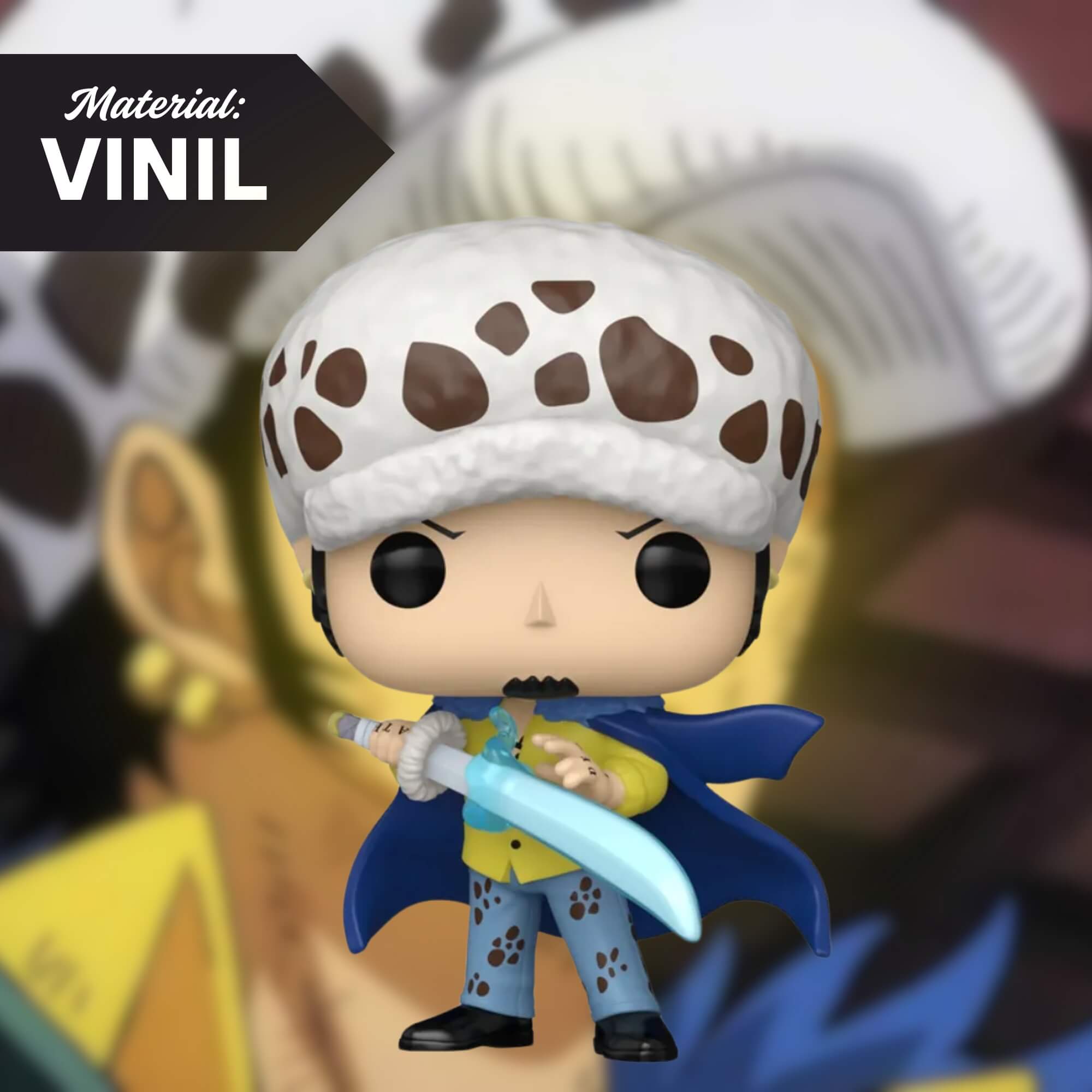 VAR Boneco Funko Pop! One Piece (Escolha o personagem) Personagem:Trafalgar Law