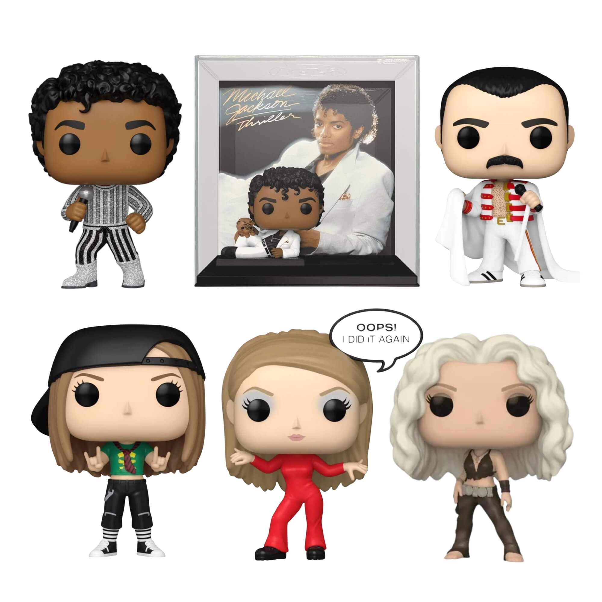 VAR Boneco Funko Pop! Ícones da Música (Escolha o Artista)