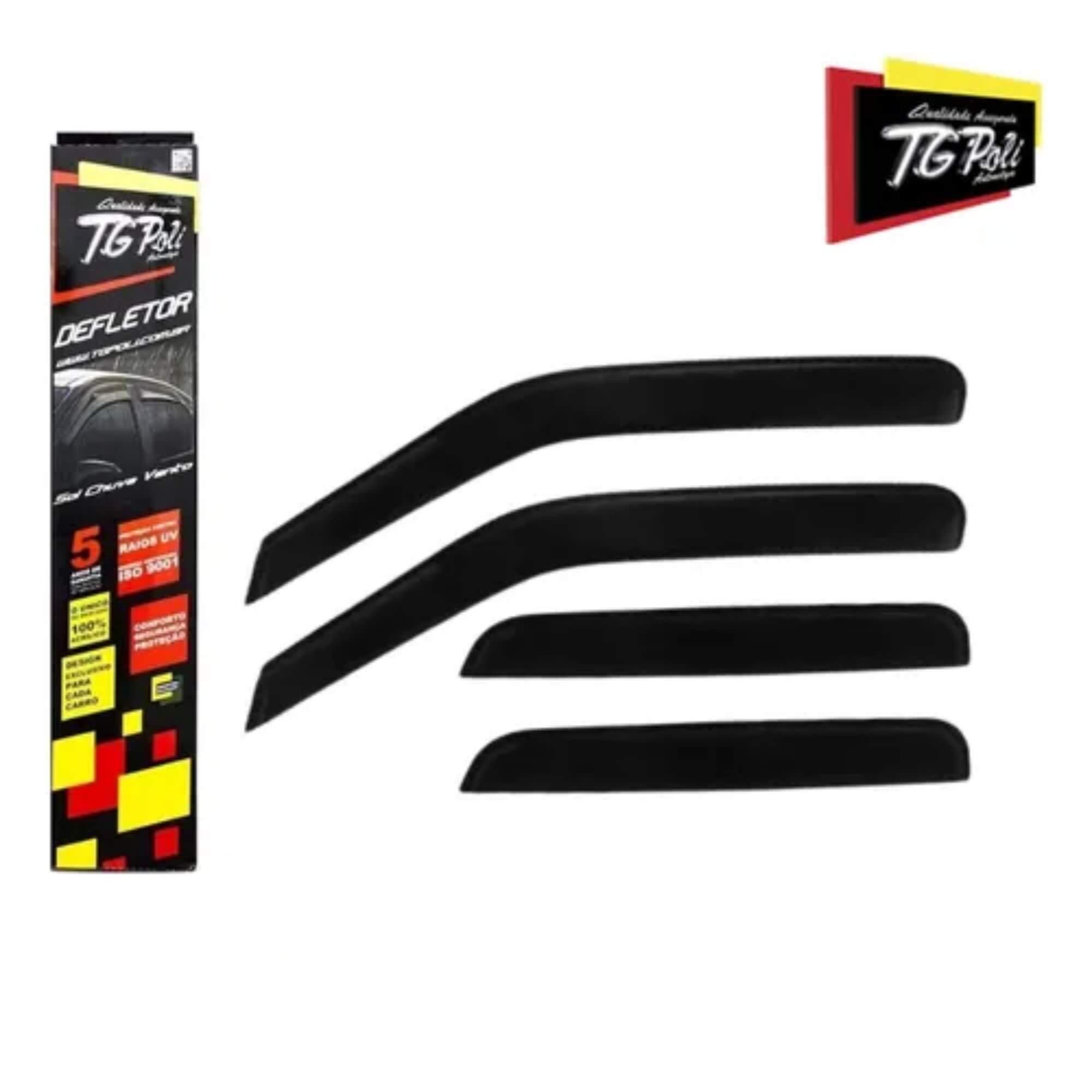Calha para Chuva Commander 2024 2025 4 Portas Inteiriça Slim TG POLI - TG01100202 33003