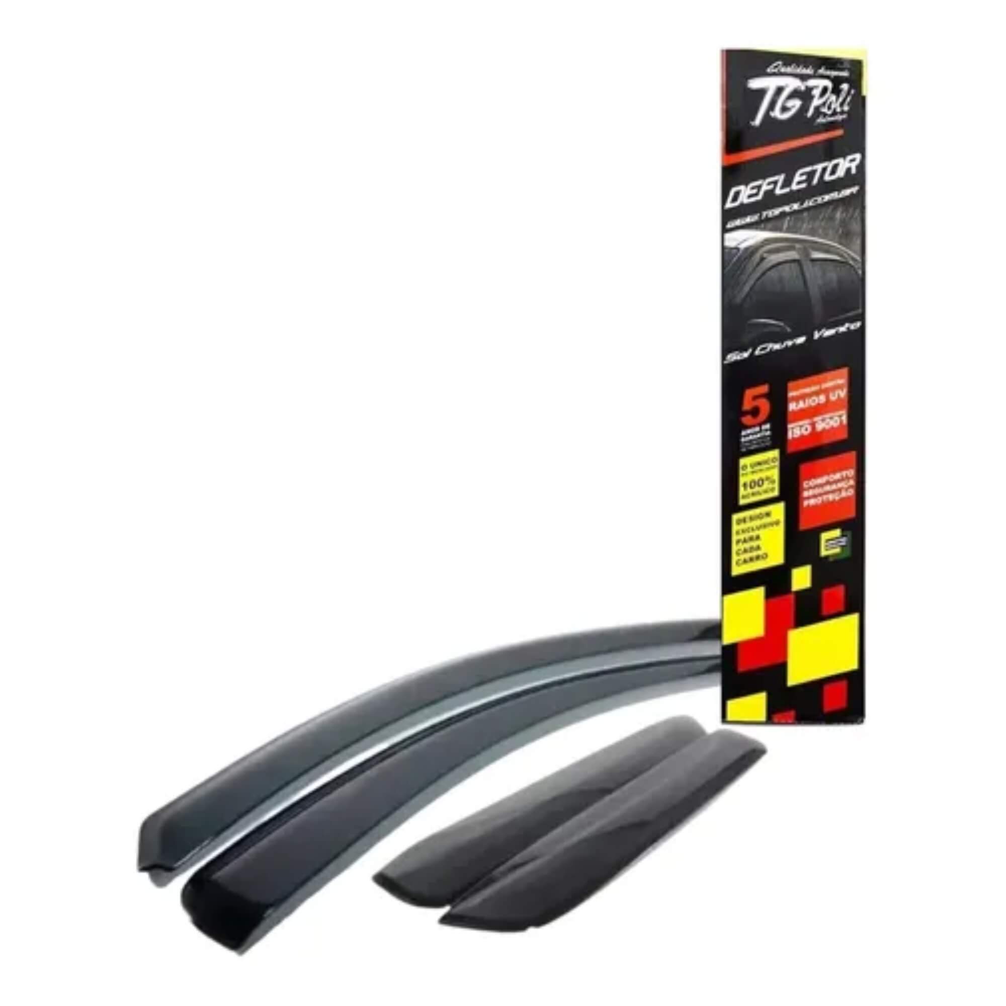 Calha para Chuva Commander 2024 2025 4 Portas Inteiriça Slim TG POLI - TG01100202 33003