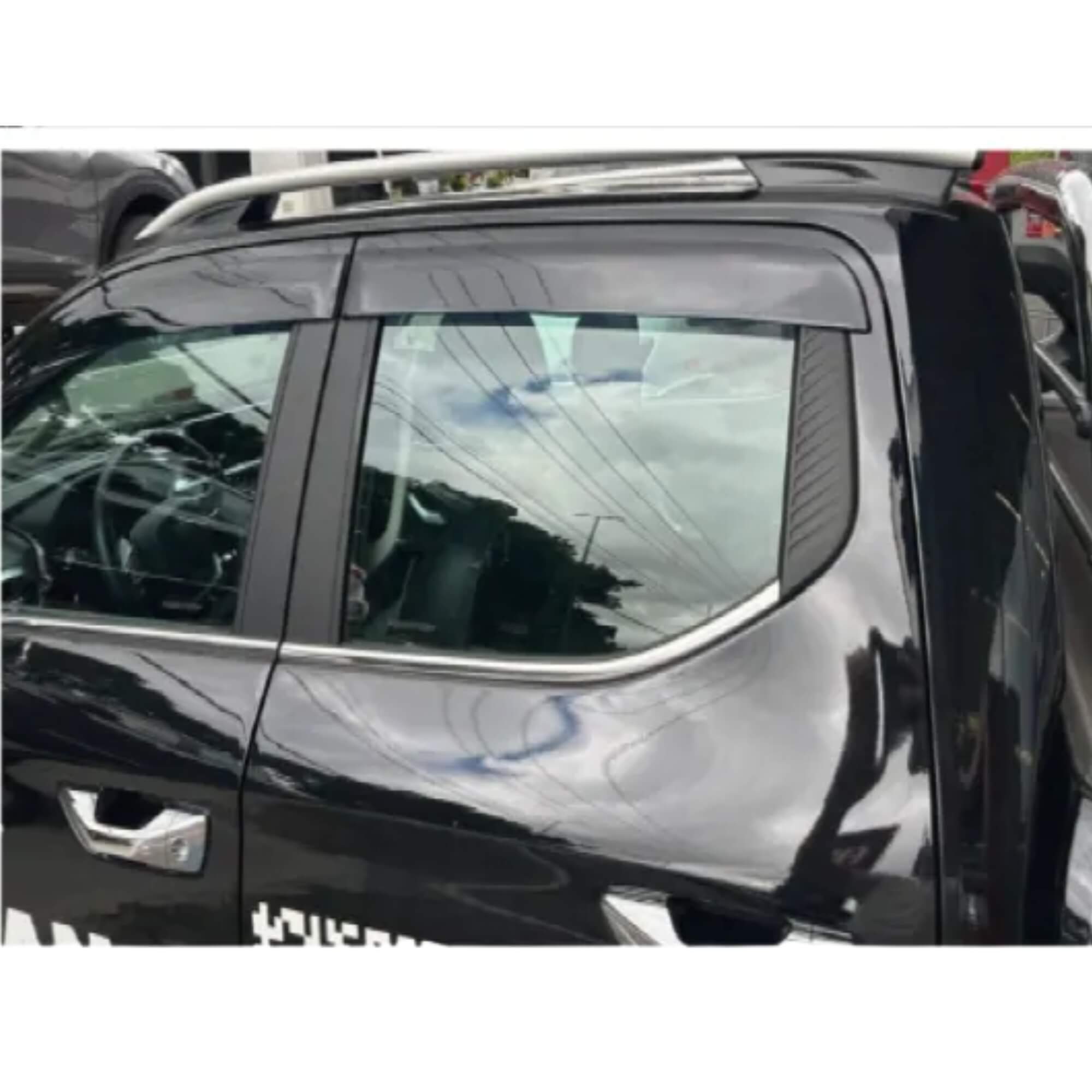 Calha de Chuva Fiat Titano 2024 2025 4 Portas Inteiriça Slim TG Poli - TG01100201 - 24031