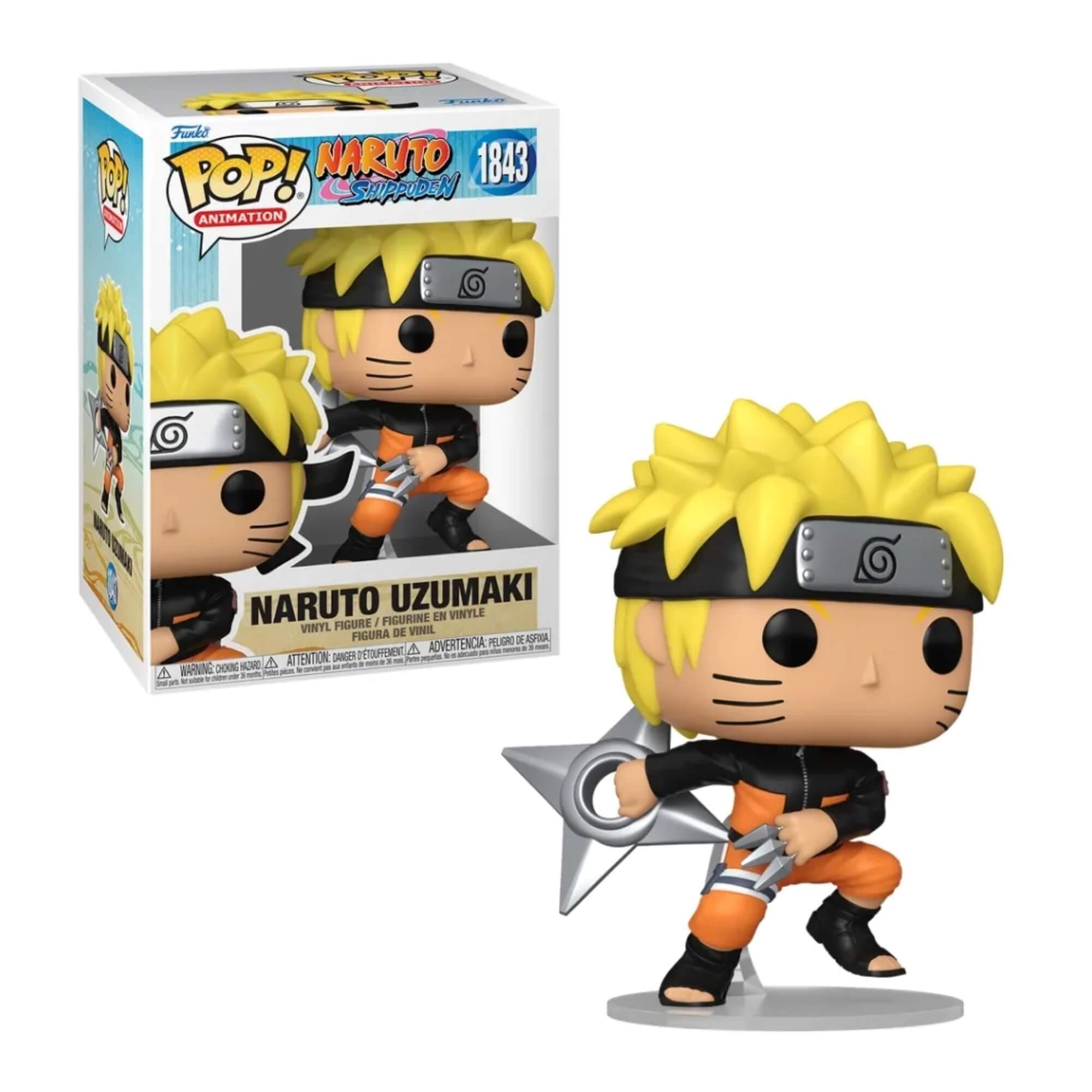 VAR Boneco Funko Pop! Animation Naruto Shippuden (Escolha o Personagem) Personagem:Naruto 1843