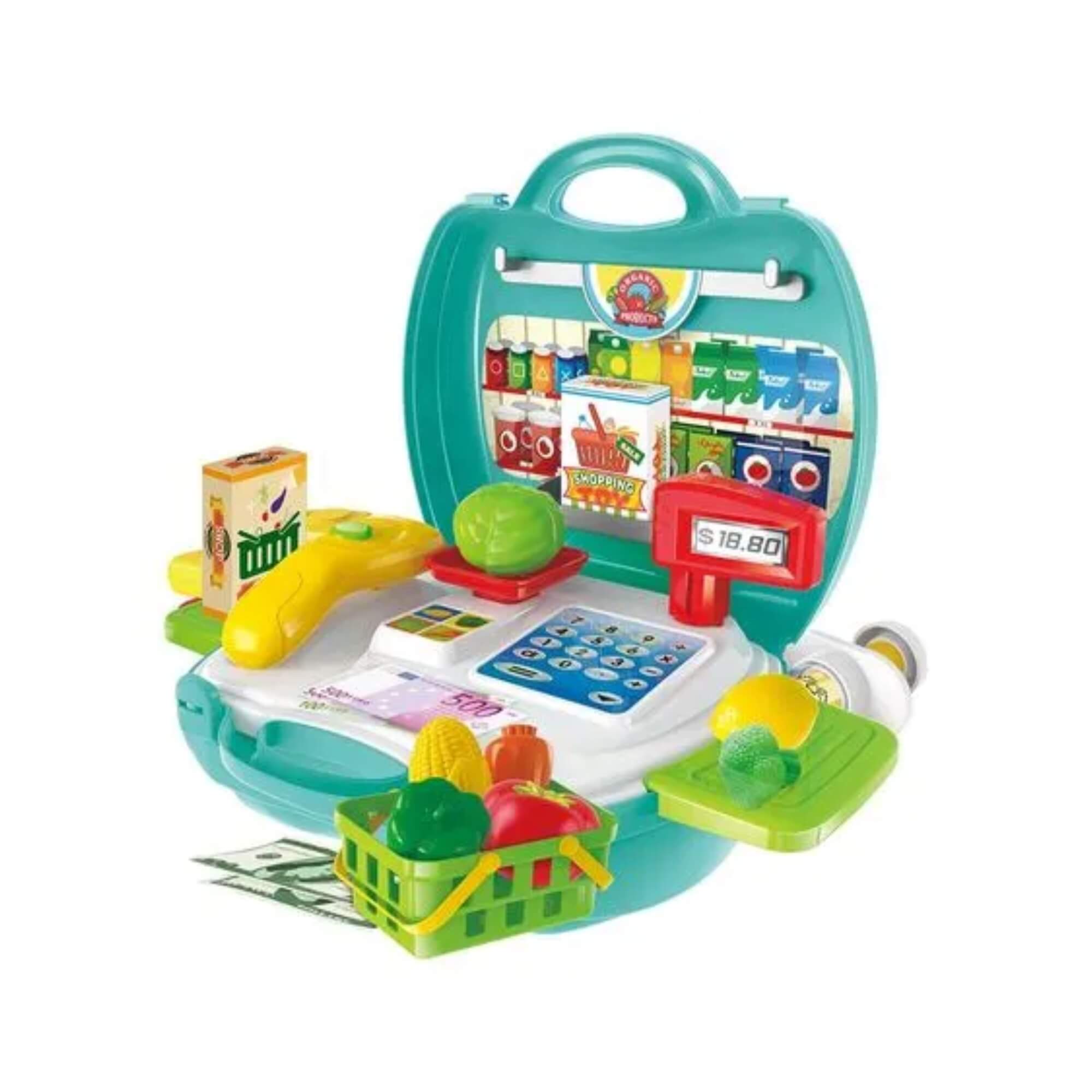 COMP Kit 2 Maletas Educativas Workshop JR Multikids - Mercadinho e Pediatra