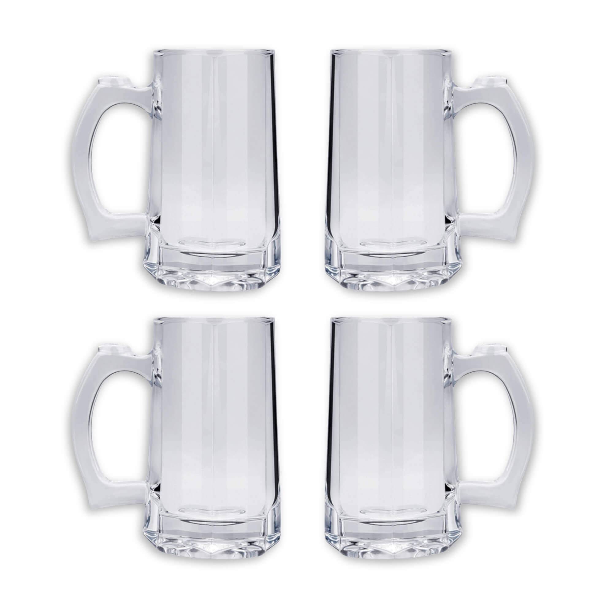 COMP Kit 4 Canecas de Vidro para Chopp e Cerveja Haus Concept Pavillion 350ml