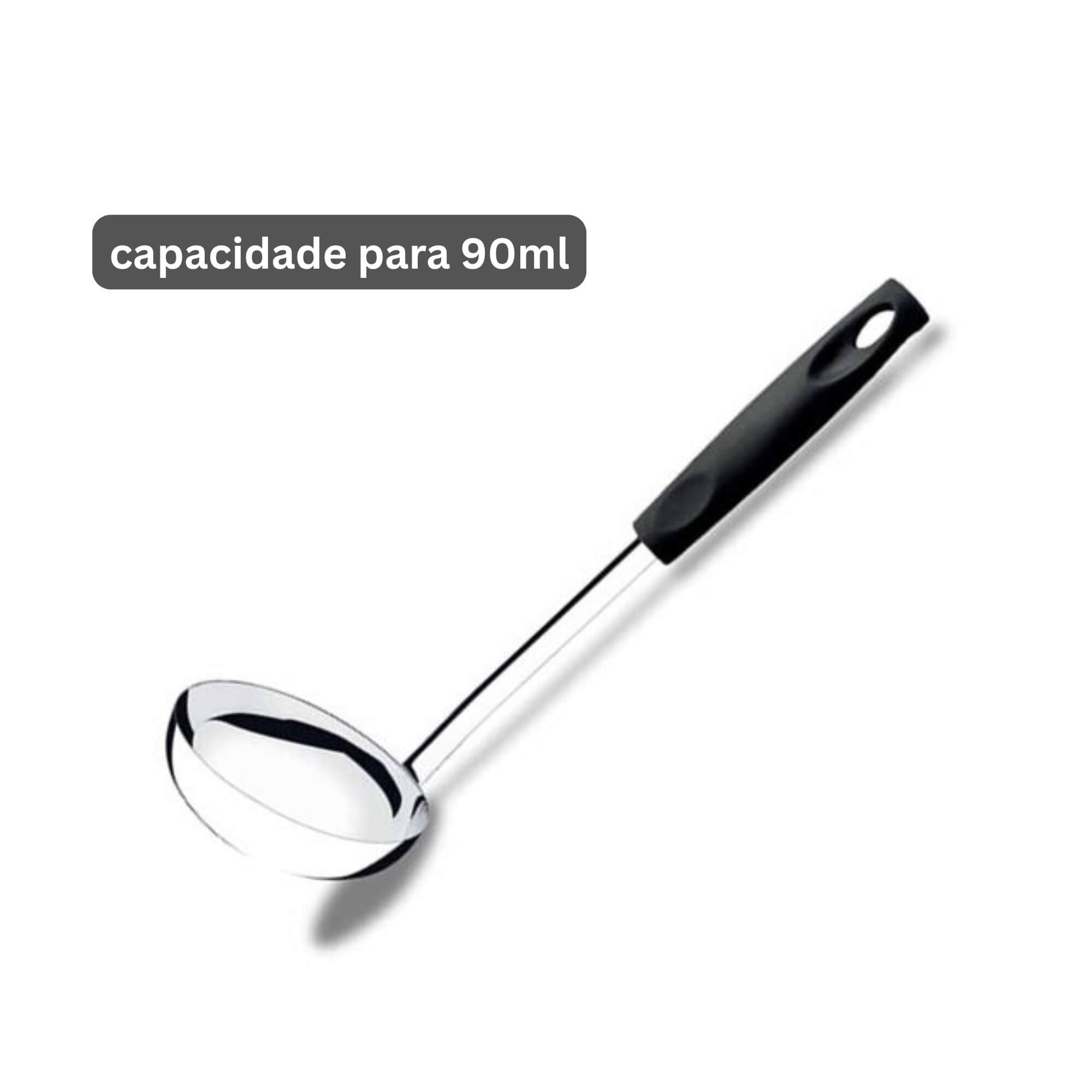 COMP Kit Espumadeira, Garfo Trinchante, Concha Terrina e Colher Arroz Brinox Asti Inox