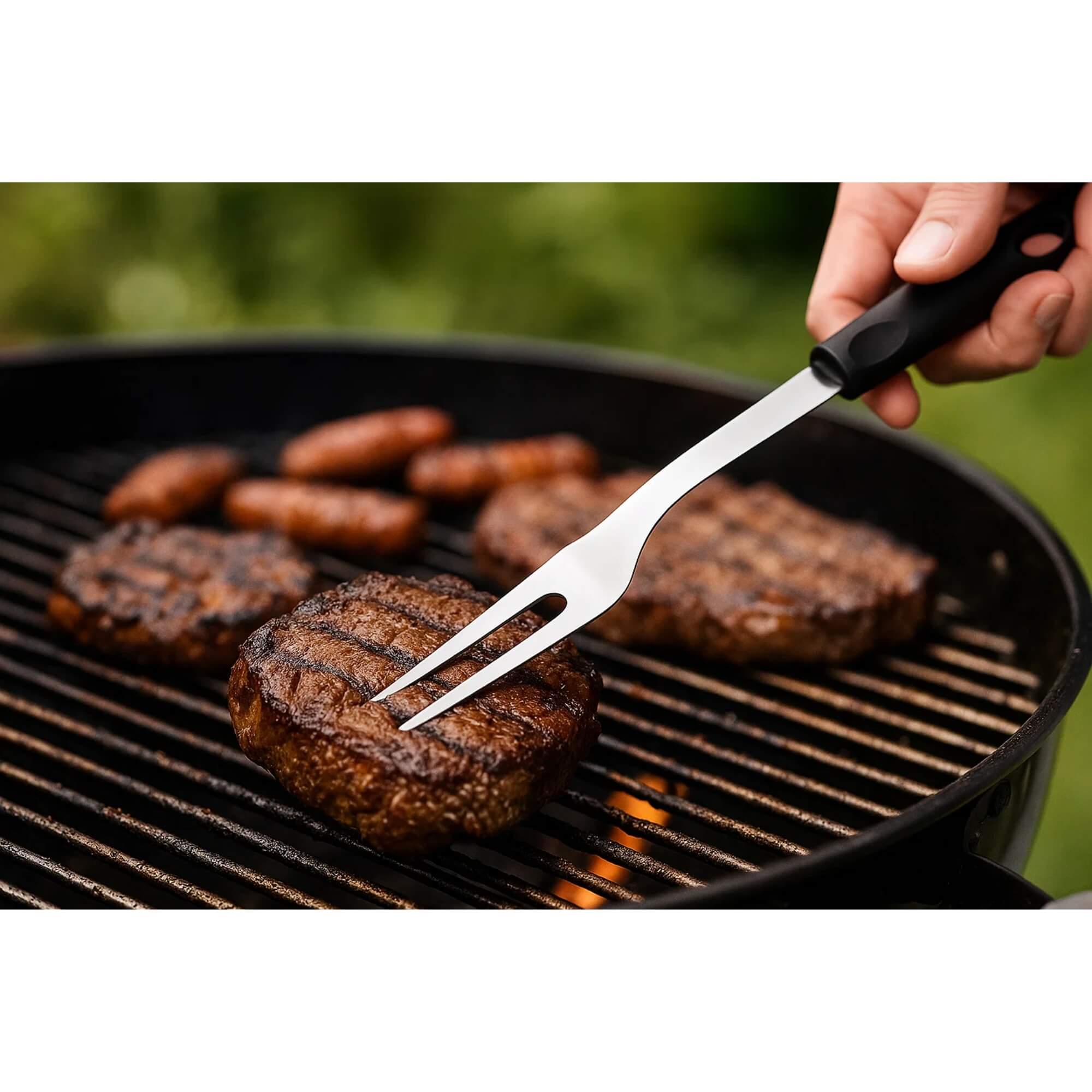 COMP Kit Espumadeira, Garfo Trinchante, Concha Terrina e Colher Arroz Brinox Asti Inox