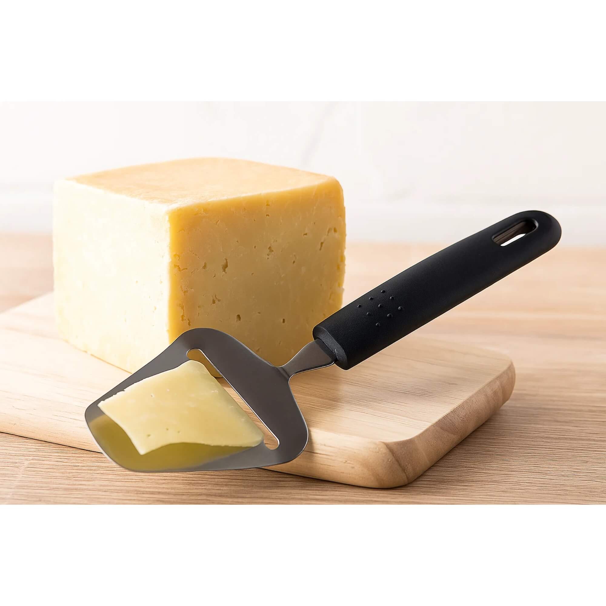 COMP Kit para Queijo Brinox Petúnia com Cúpula + Plaina em Aço Inox