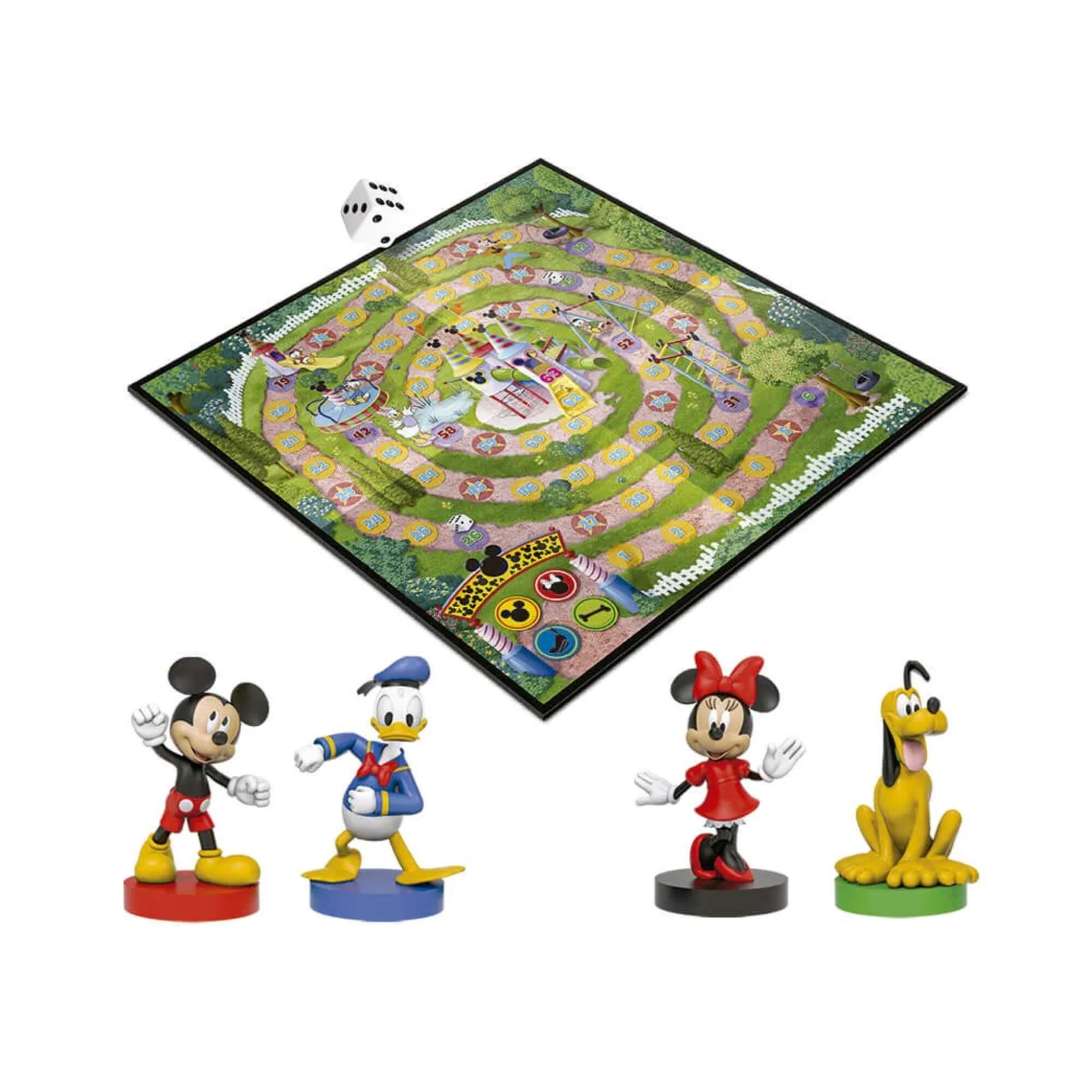 Jogo Infantil Corrida Mágica Mickey & Friends c/ 4 miniaturas Copag - 35775