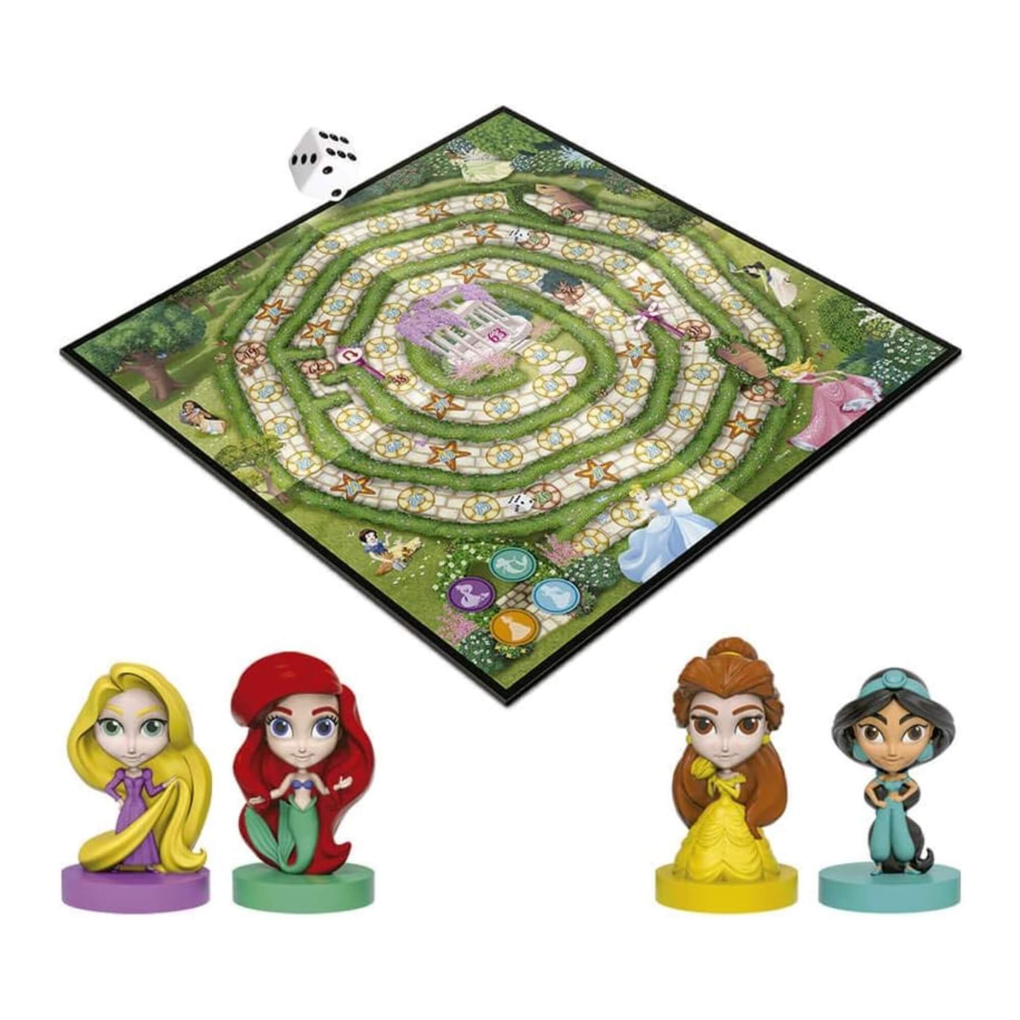 Jogo Infantil Corrida Mágica Princesas c/ 4 Miniaturas Copag - 35773