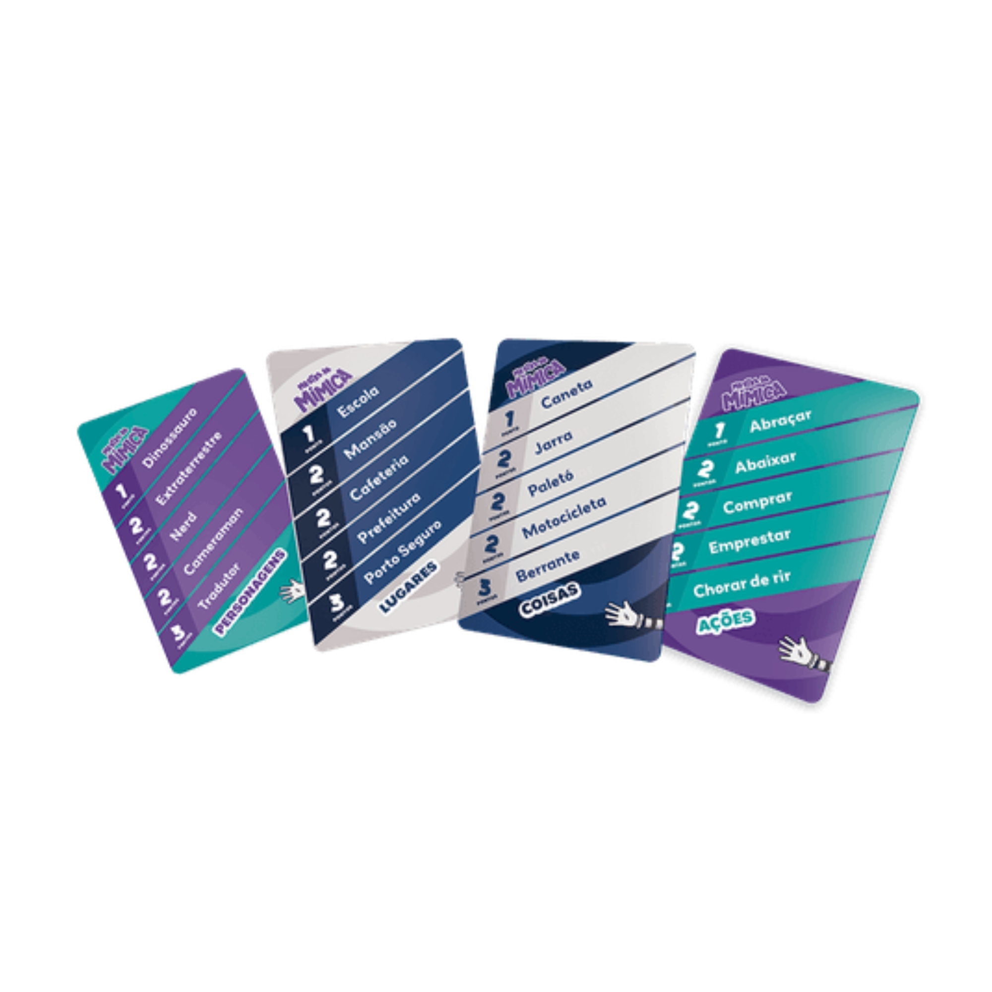Jogo Infantil Mestre da Mímica 180 Cartas com Ampulheta Copag - 35858