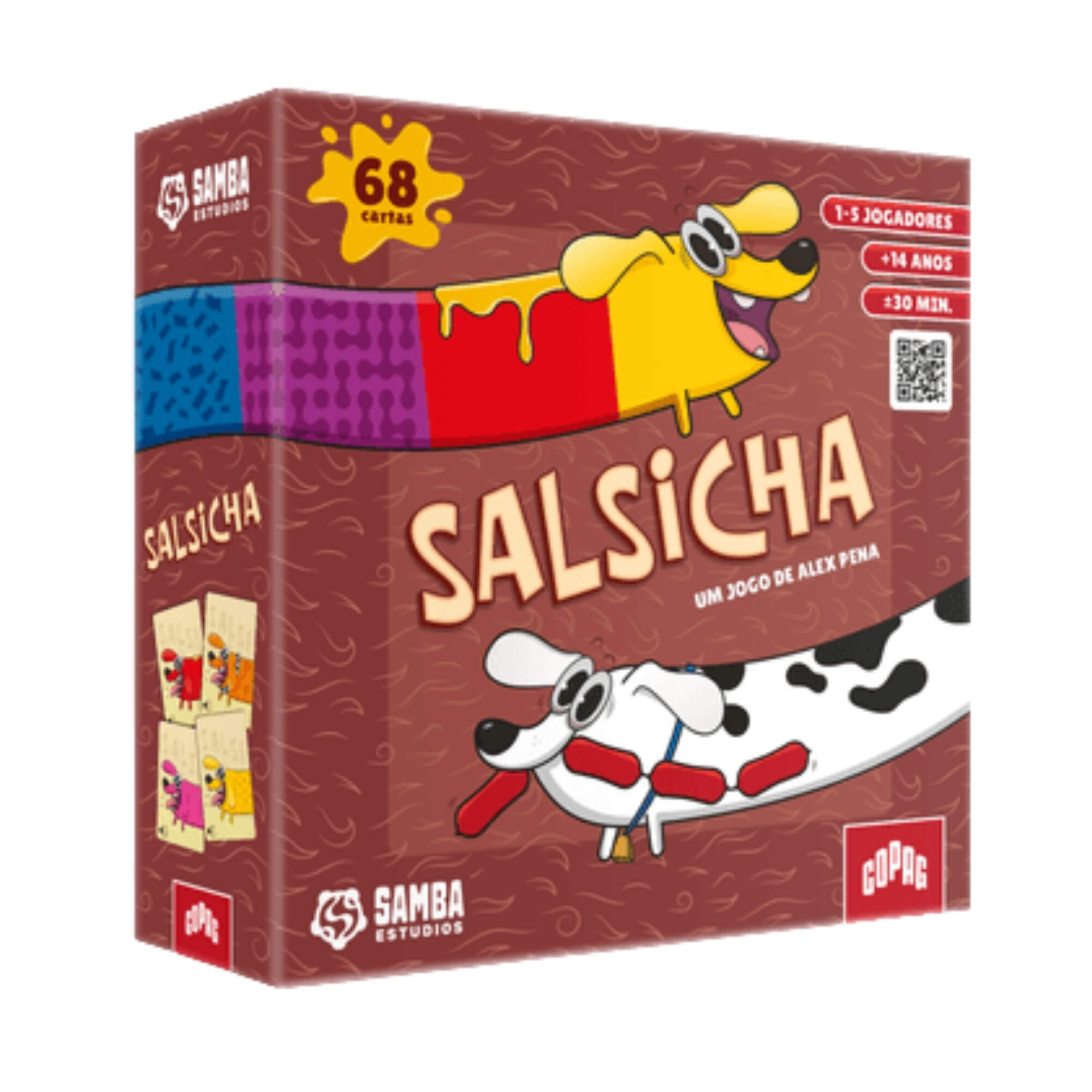Jogo de Cartas Infantil Salsicha 1 a 5 Jogadores Copag - 36031