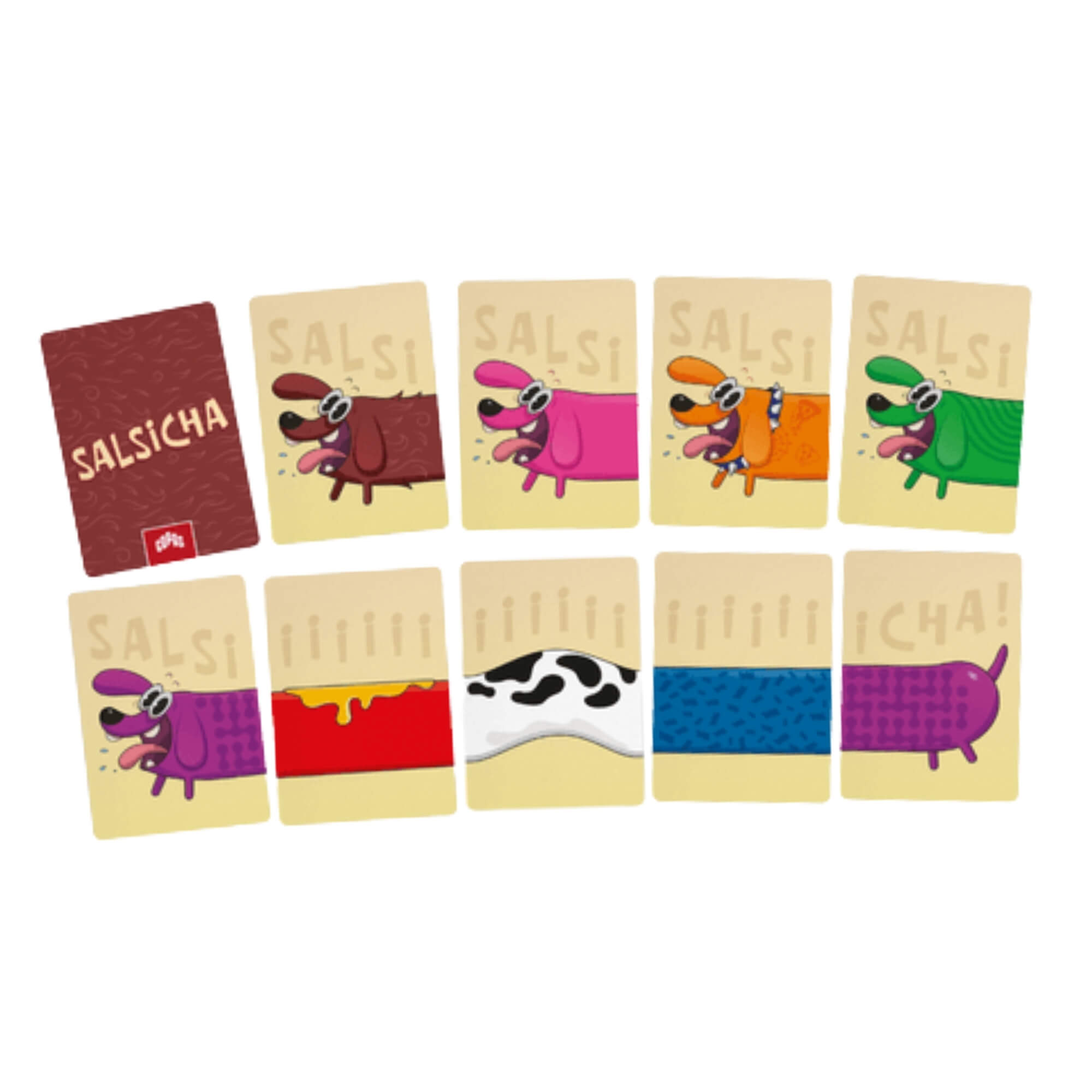 Jogo de Cartas Infantil Salsicha 1 a 5 Jogadores Copag - 36031