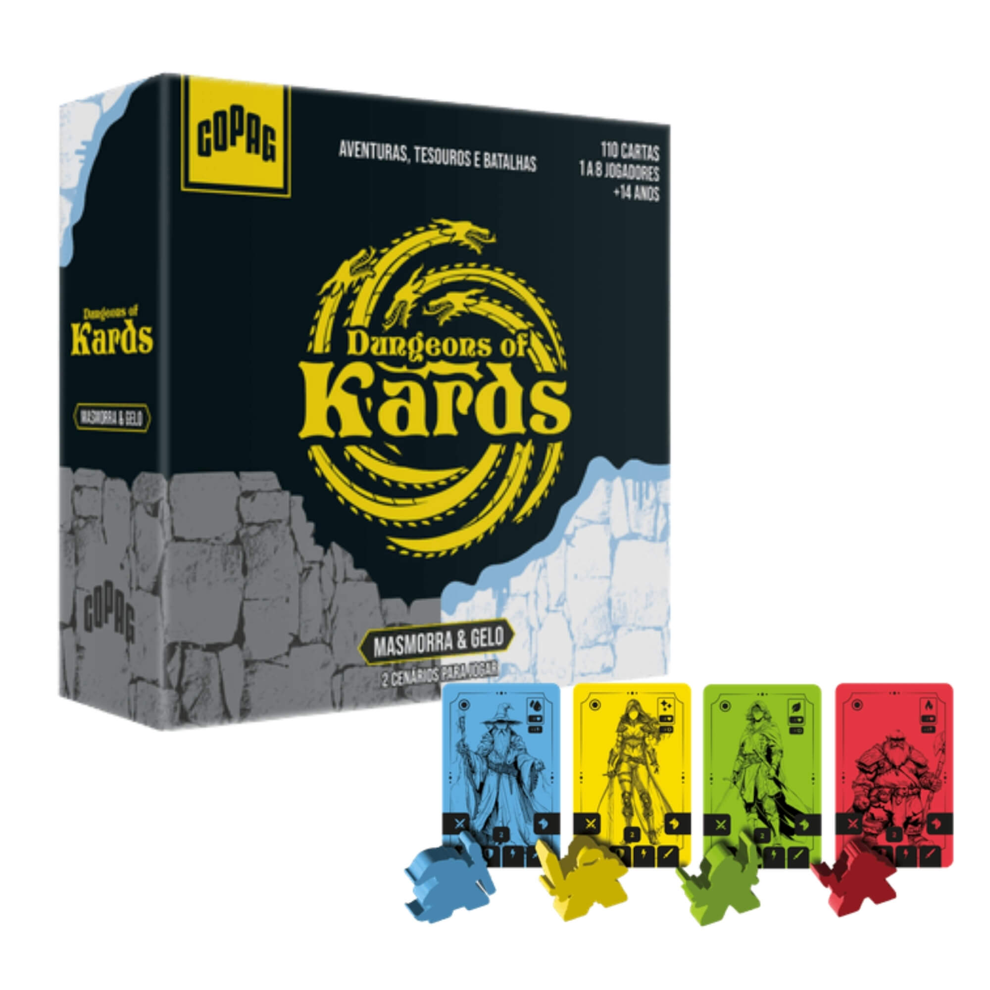 Jogo de Cartas Dungeons of Kards Masmorra e Gelo Copag - 34964